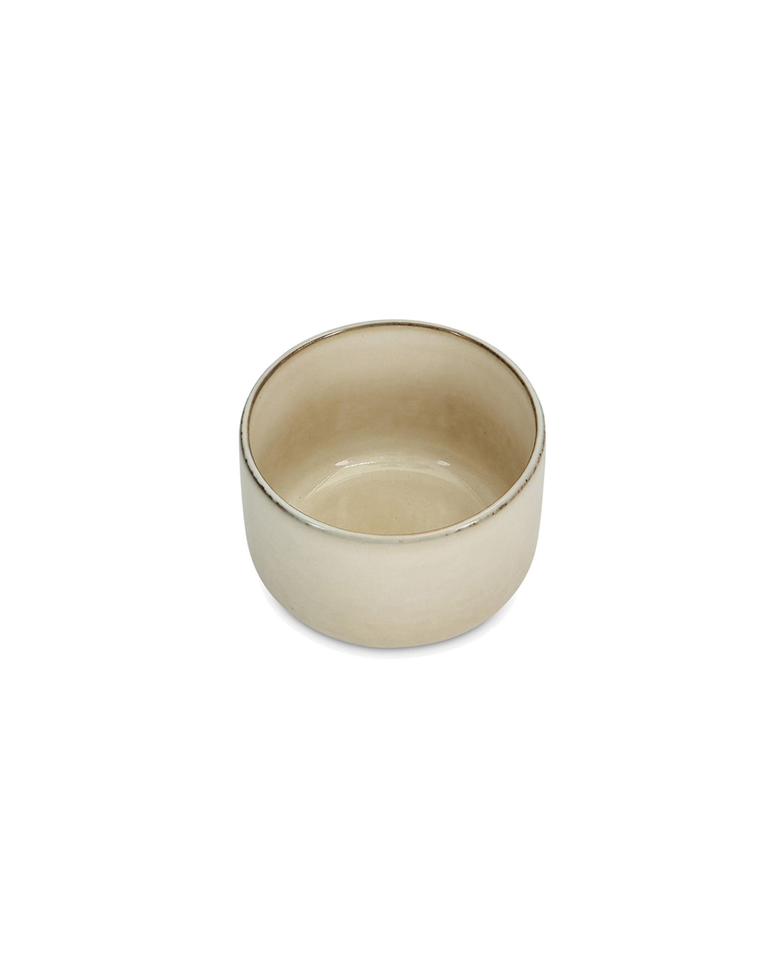 Meridian Schale aus Steinzeug, Elfenbein, Ø 12 cm, H 8 cm, Ansicht 4