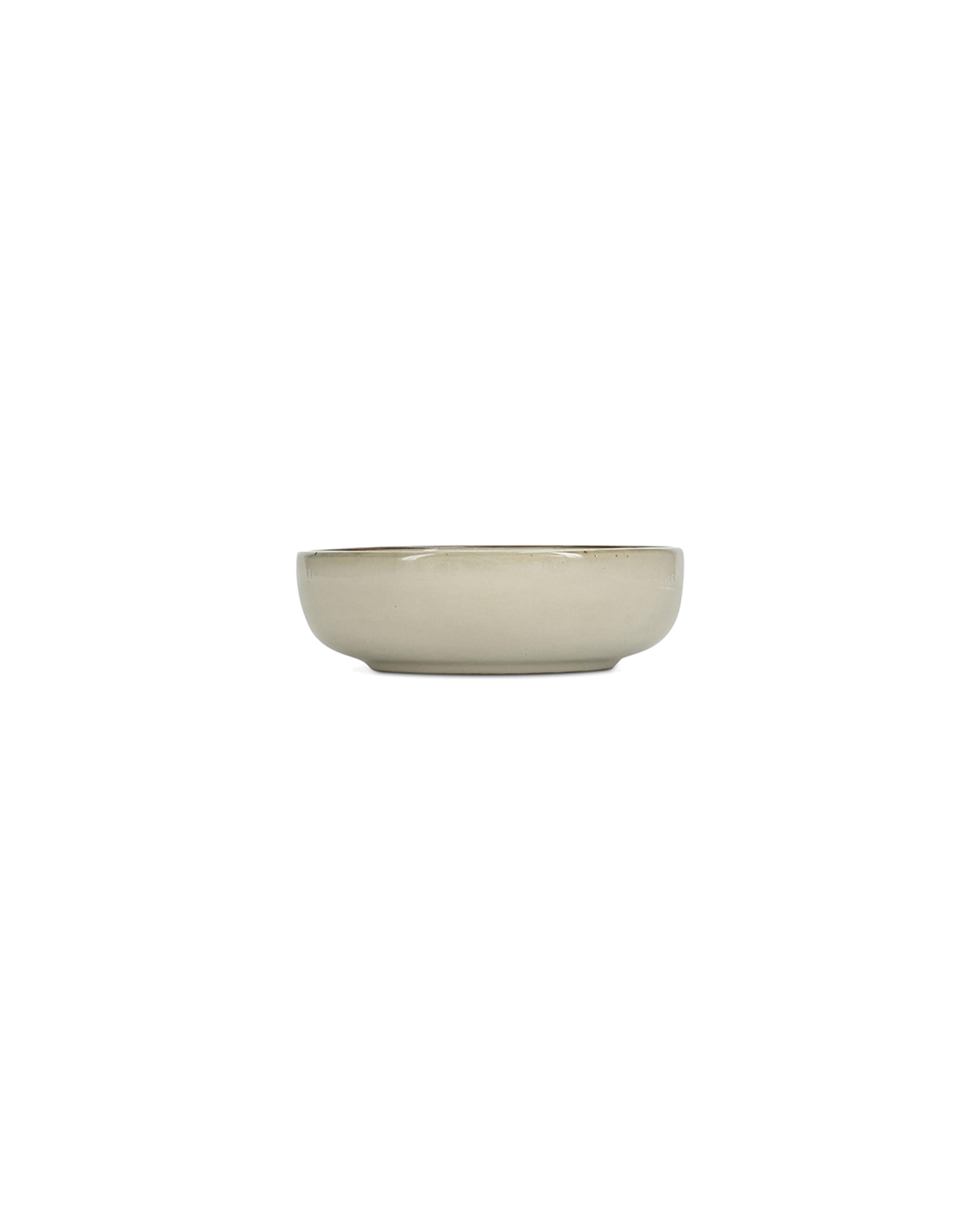 Meridian Schale aus Steinzeug, Elfenbein, Ø 13 cm, H 4 cm, Ansicht 2