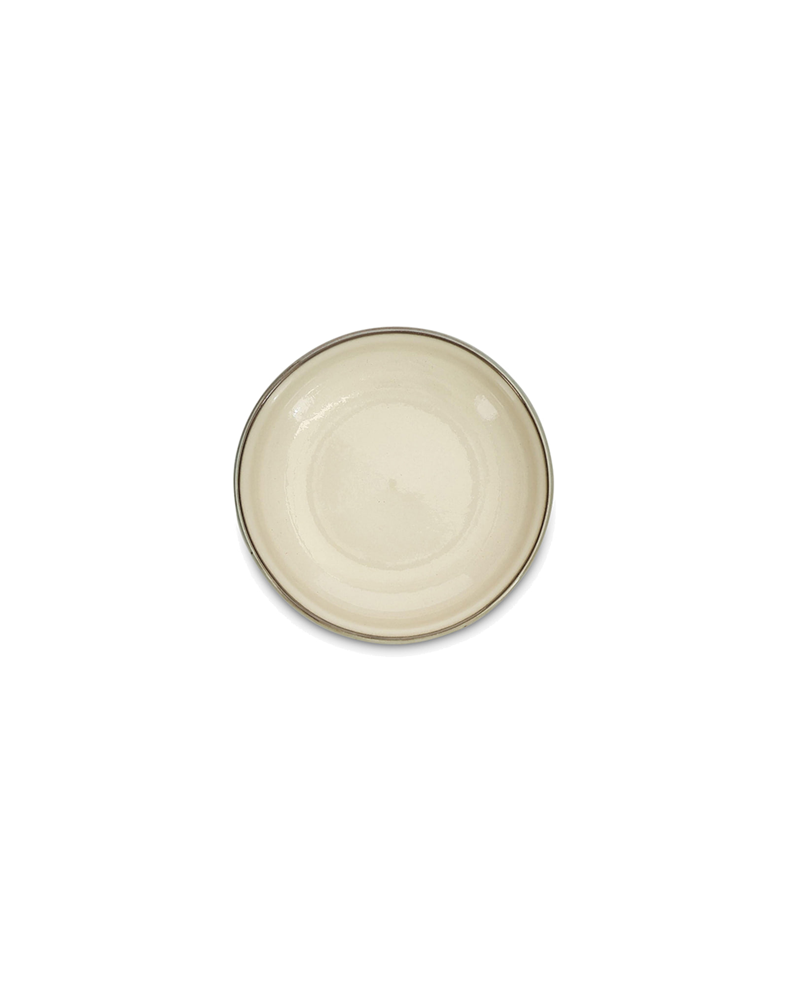 Meridian Schale aus Steinzeug, Elfenbein, Ø 13 cm, H 4 cm, Ansicht 3
