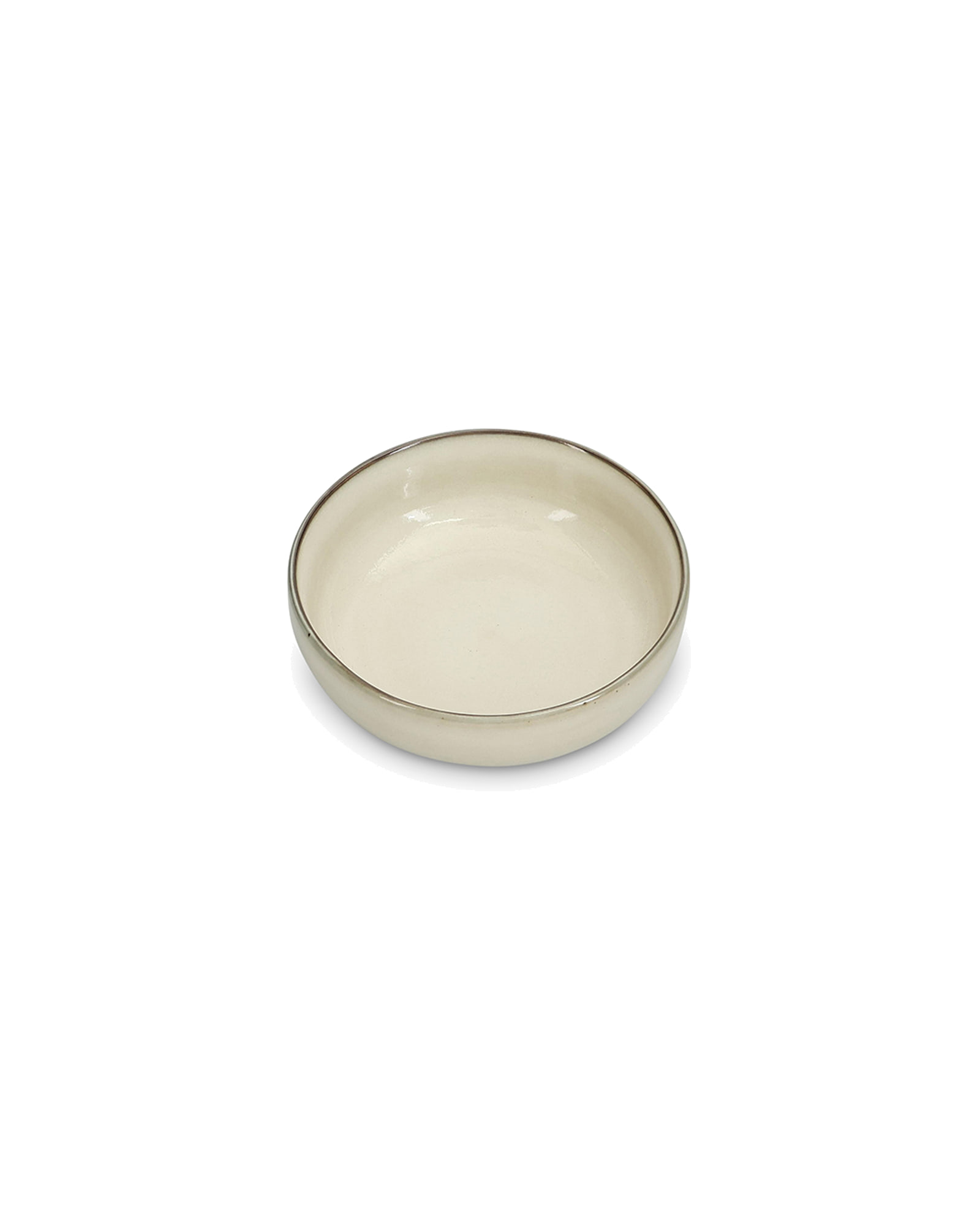 Meridian Schale aus Steinzeug, Elfenbein, Ø 13 cm, H 4 cm, Ansicht 4