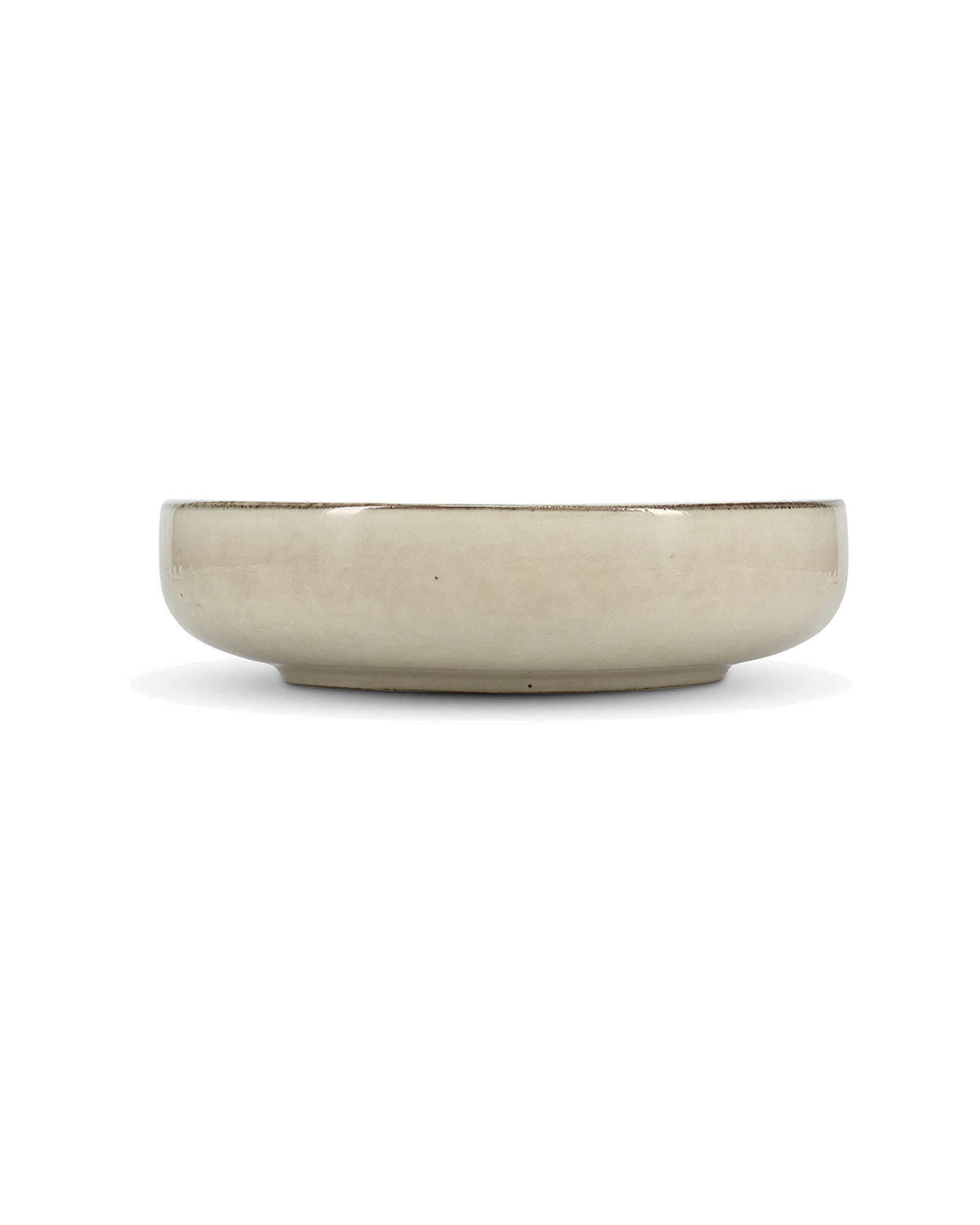 Meridian Schale aus Steinzeug, Elfenbein, Ø 22 cm, H 6 cm, Ansicht 2