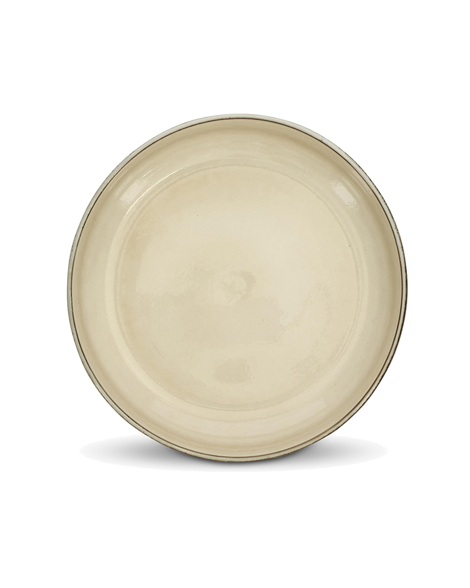 Meridian Schale aus Steinzeug, Elfenbein, Ø 22 cm, H 6 cm, Ansicht 3