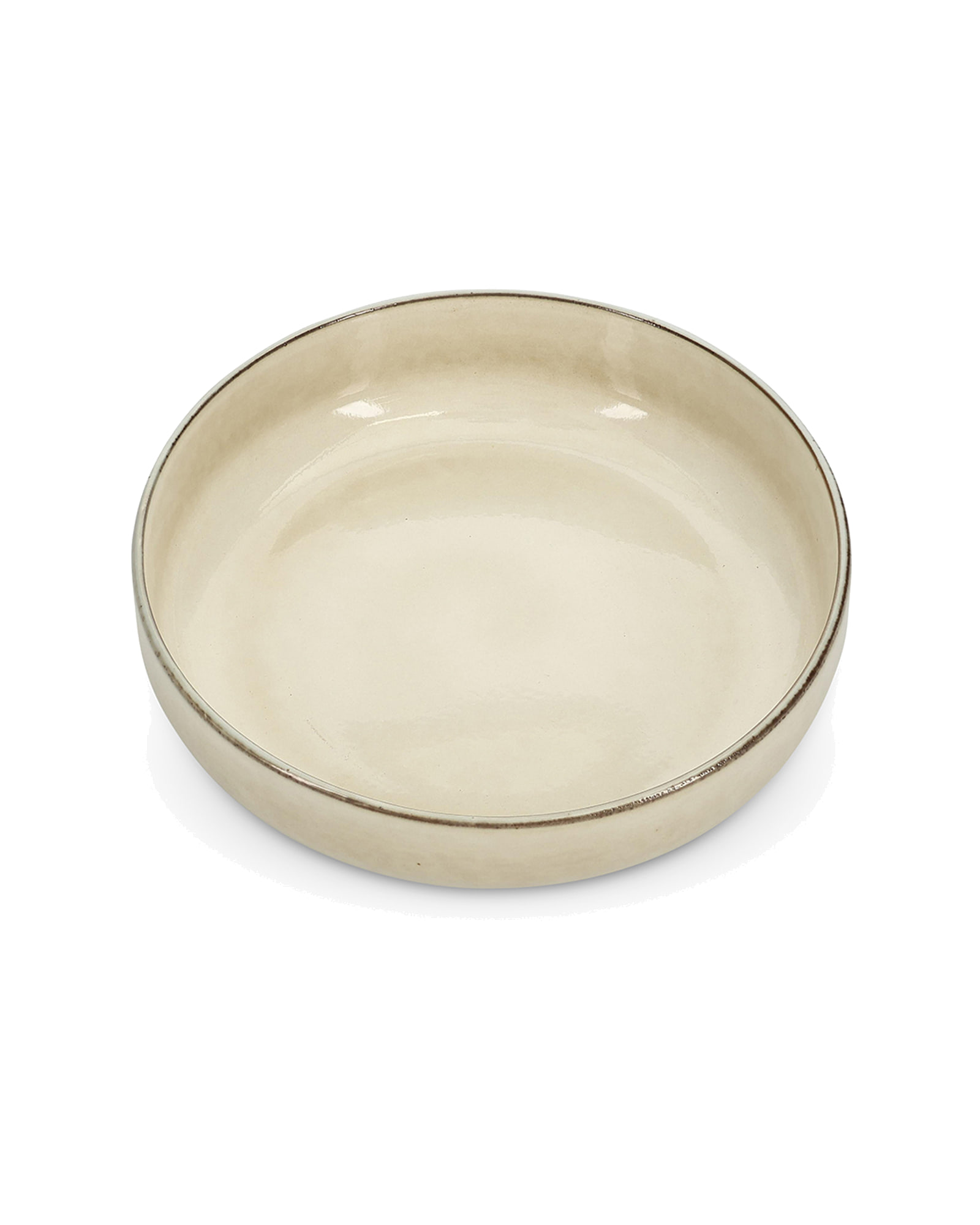 Meridian Schale aus Steinzeug, Elfenbein, Ø 22 cm, H 6 cm, Ansicht 4