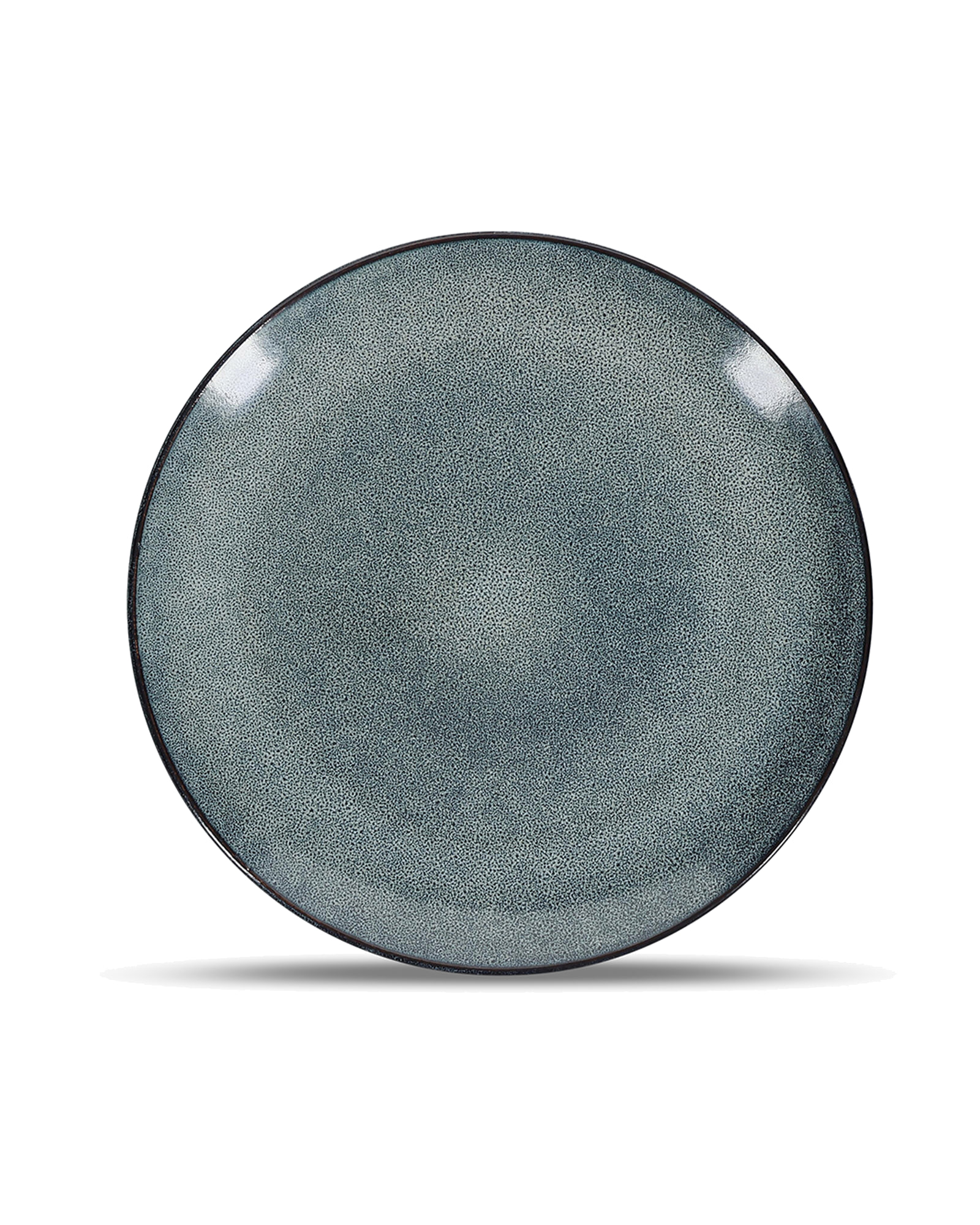 Meridian Teller aus Steinzeug, Grün/Blau, Ø 26 cm, Ansicht 2