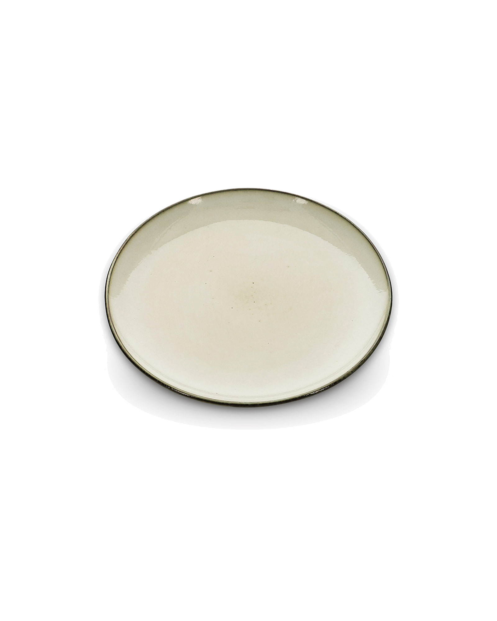 Meridian Teller aus Steinzeug, Elfenbein, Ø 20 cm, Ansicht 2