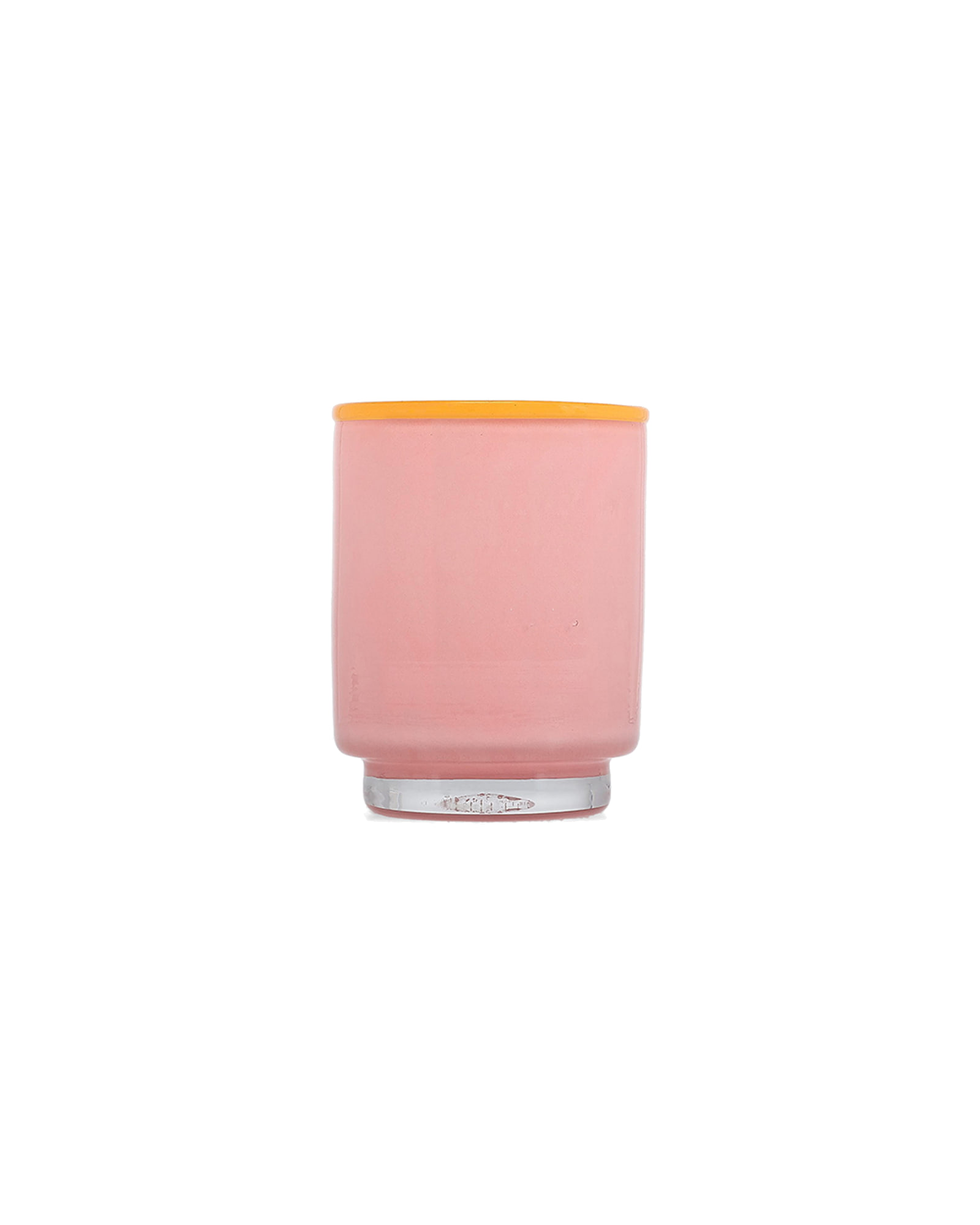 Milo Vase aus Glas mit Sprühfarbe, Zartrosa, Ø 10,5 cm, H 14 cm, Ansicht 1