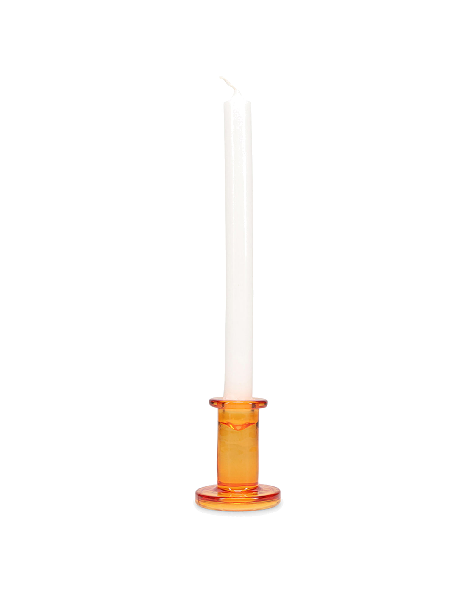 Mood Kerzenhalter aus Glas, Mandarine, H 8 cm, Ansicht 2