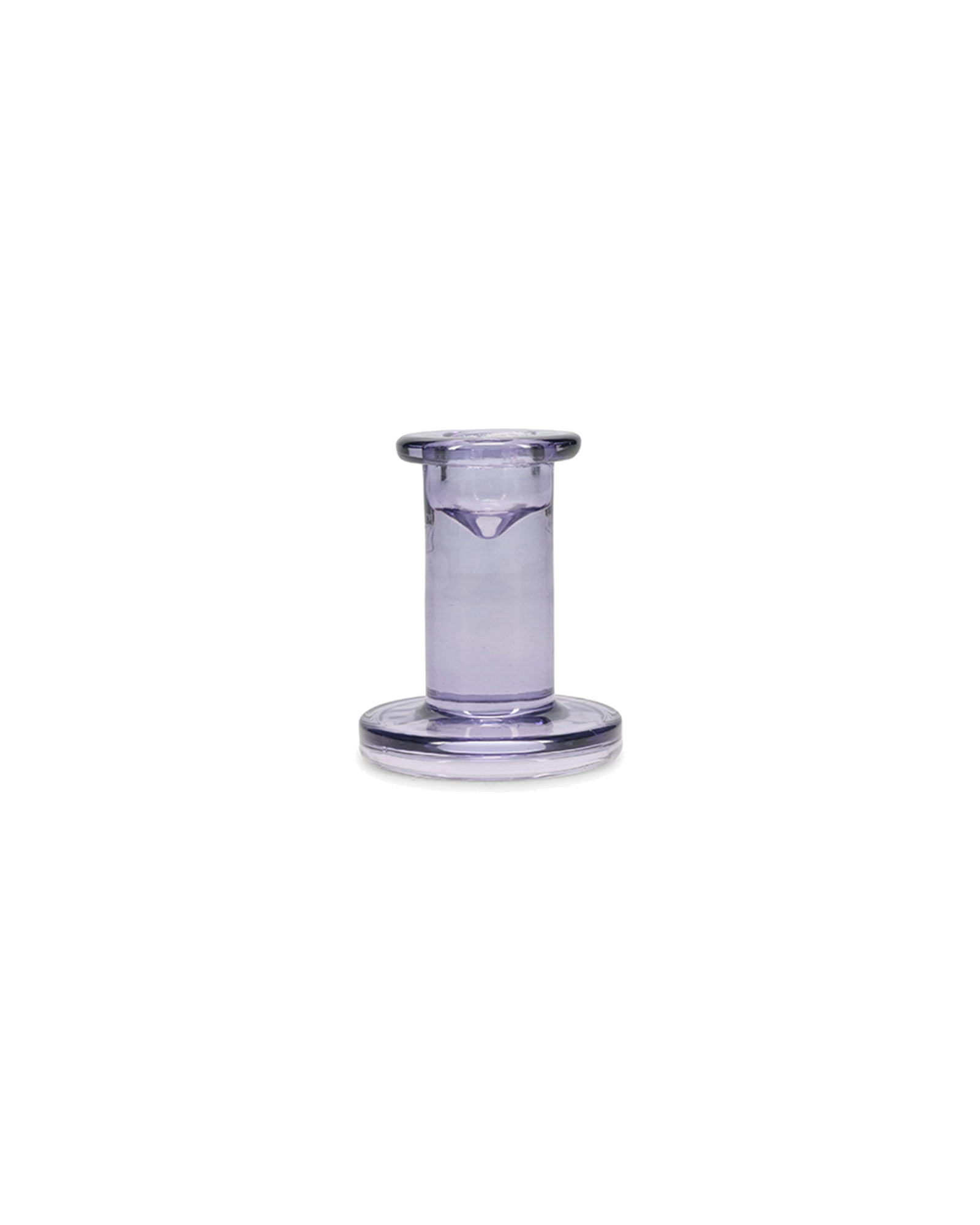 Mood Kerzenhalter aus Glas, Violett, H 8 cm, Ansicht 1