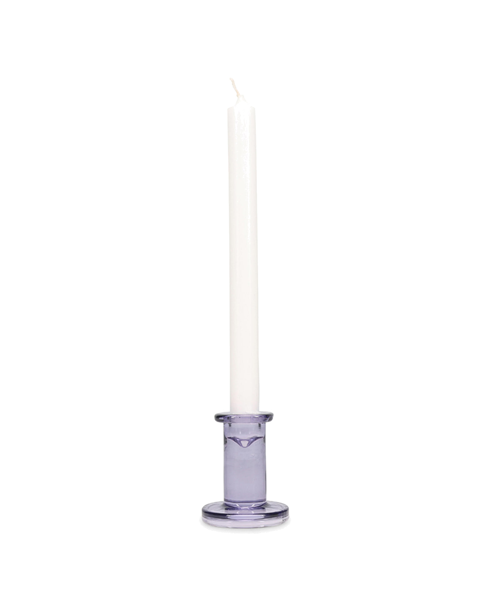 Mood Kerzenhalter aus Glas, Violett, H 8 cm, Ansicht 2