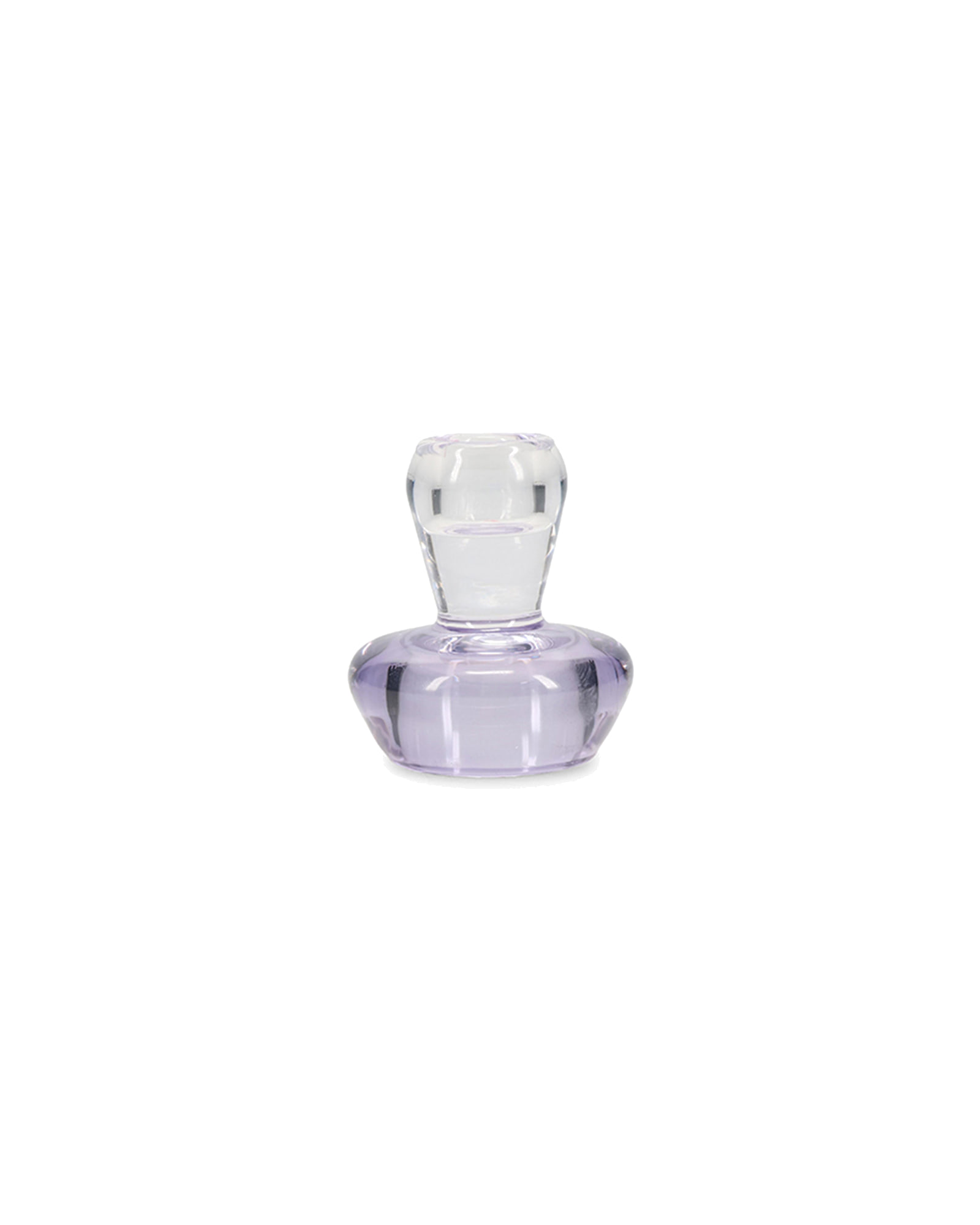 Mood Kerzenhalter aus Glas, Violett, H 7,5 cm, Ansicht 3