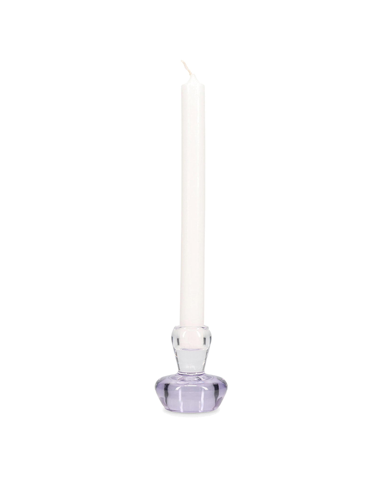 Mood Kerzenhalter aus Glas, Violett, H 7,5 cm, Ansicht 4