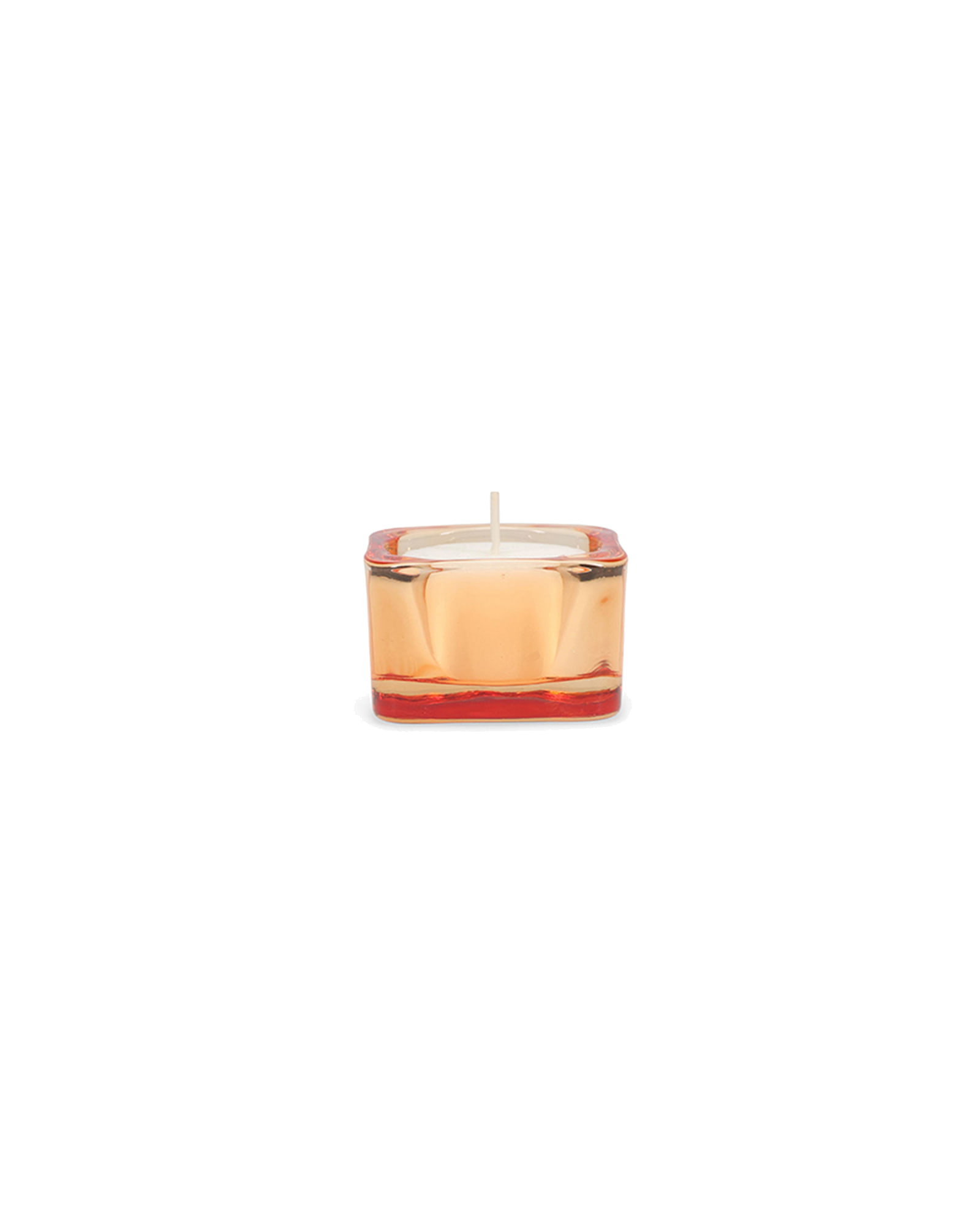 Mood Teelichthalter aus Glas, Mandarine, 5 × 5 cm, Ansicht 2