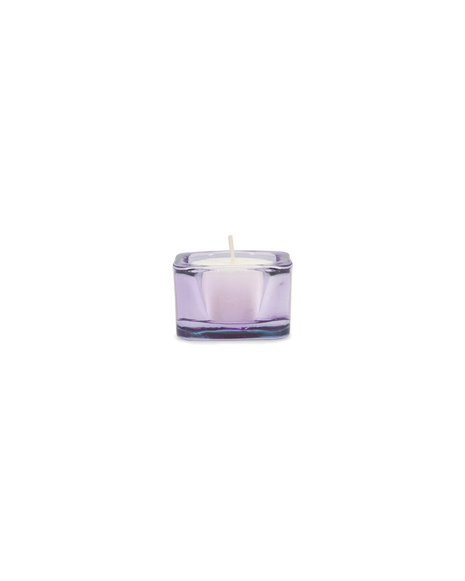 Mood Teelichthalter aus Glas, Violett, 5 × 5 cm, Ansicht 2