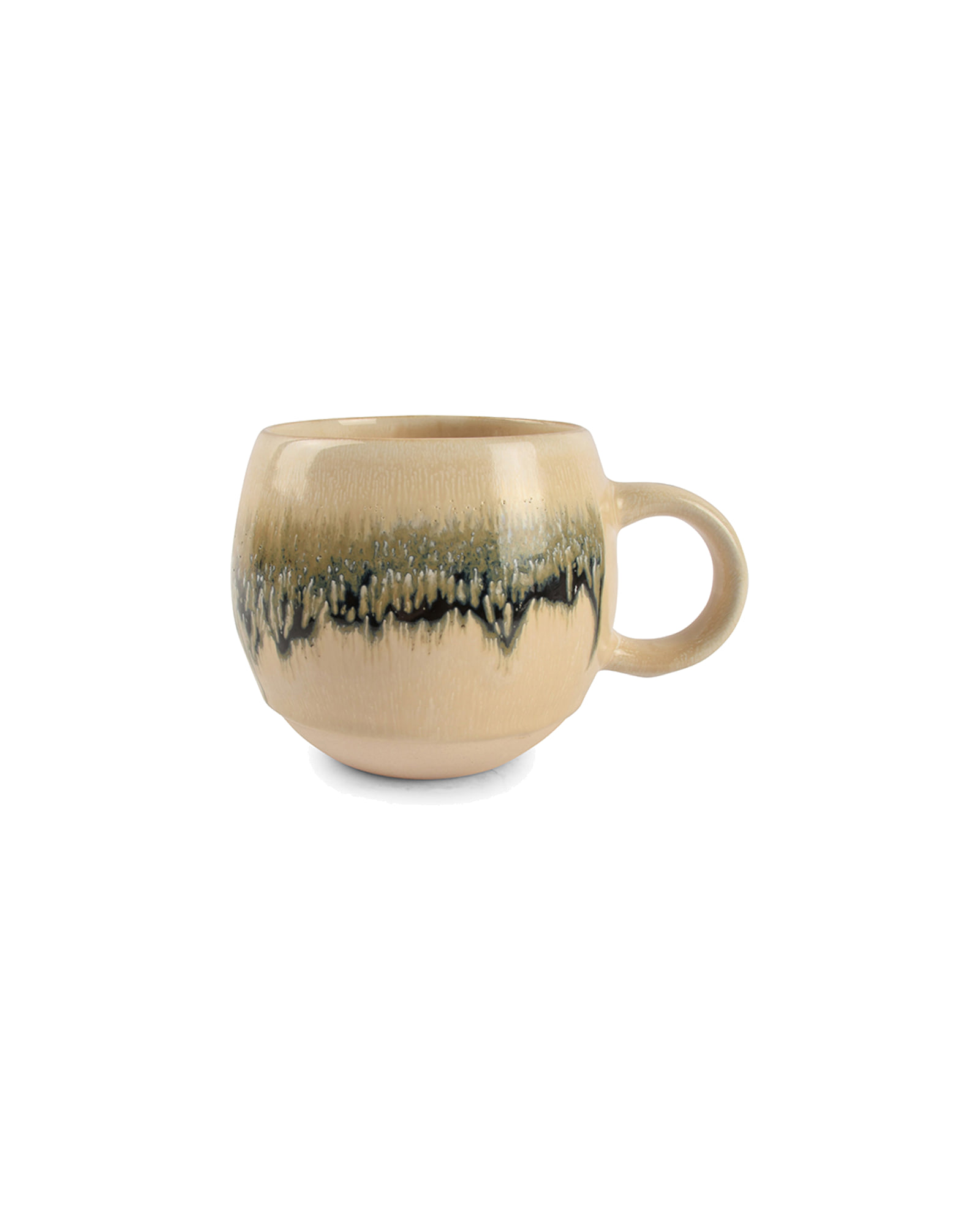 Muggies Becher aus Steinzeug, rund Sand, 400 ml