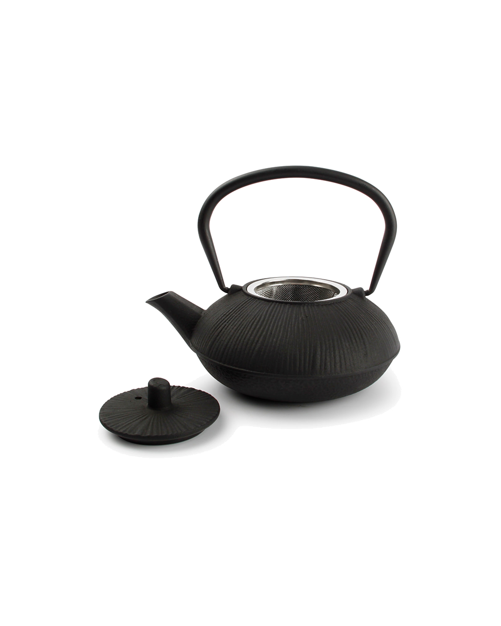 My Tea Teekanne aus Gusseisen, Streifen Schwarz, 500 ml, Ansicht 2