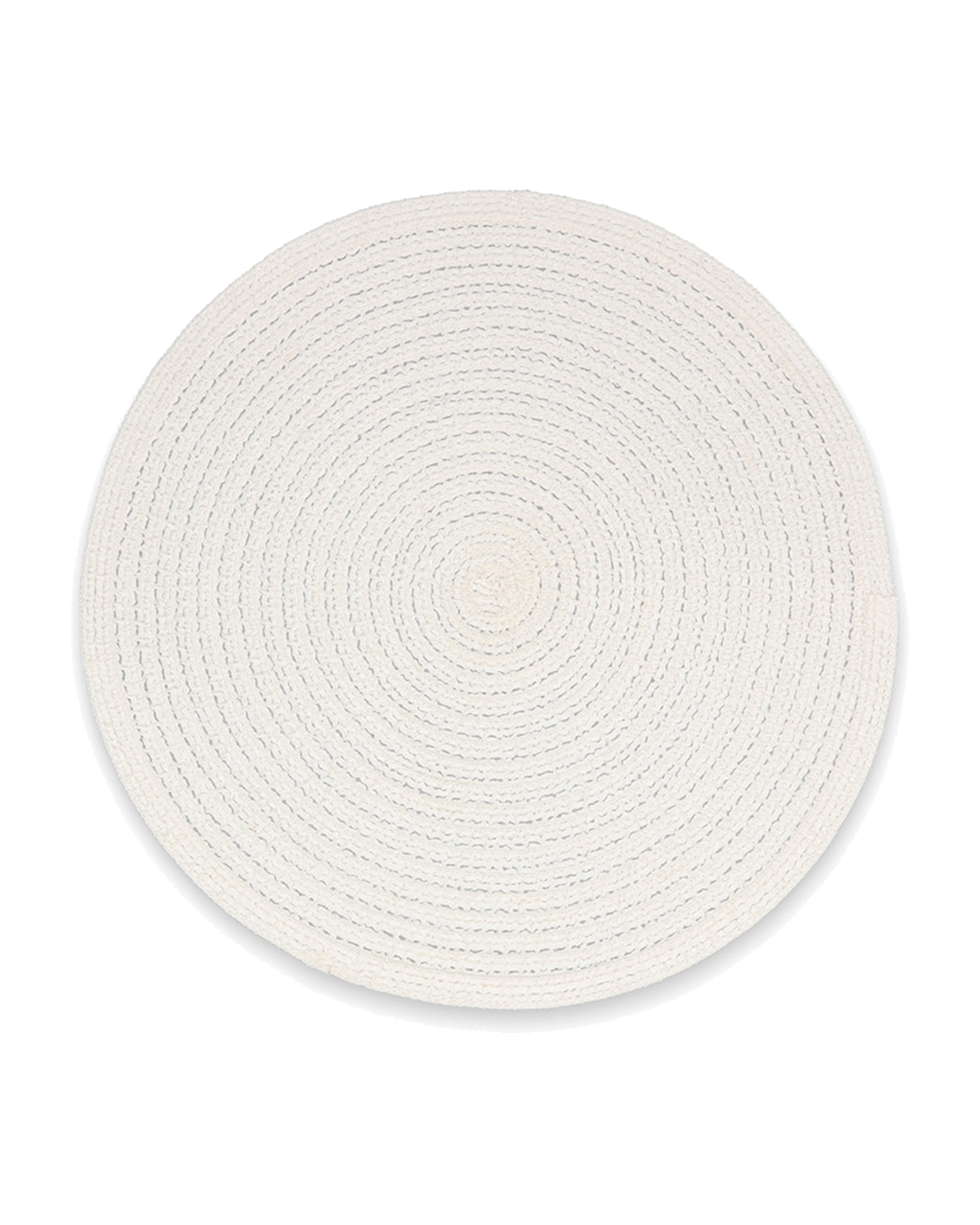 Nala Platzset rund, rund Weiß, L 36 cm, Ansicht 1