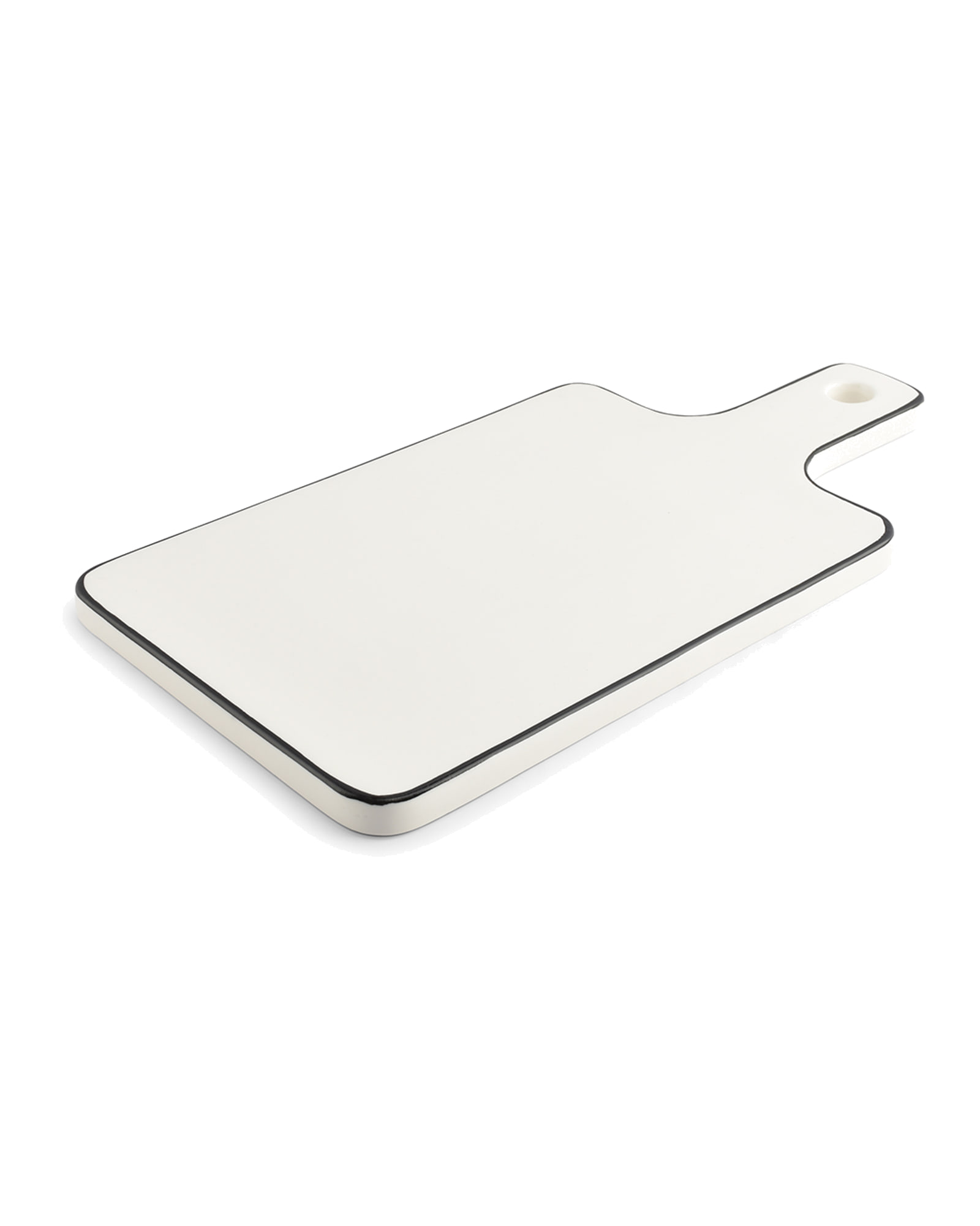 Nero Servierbrett aus Porzellan, Weiß, 41,5 × 21 cm, H 1,5 cm, Ansicht 1