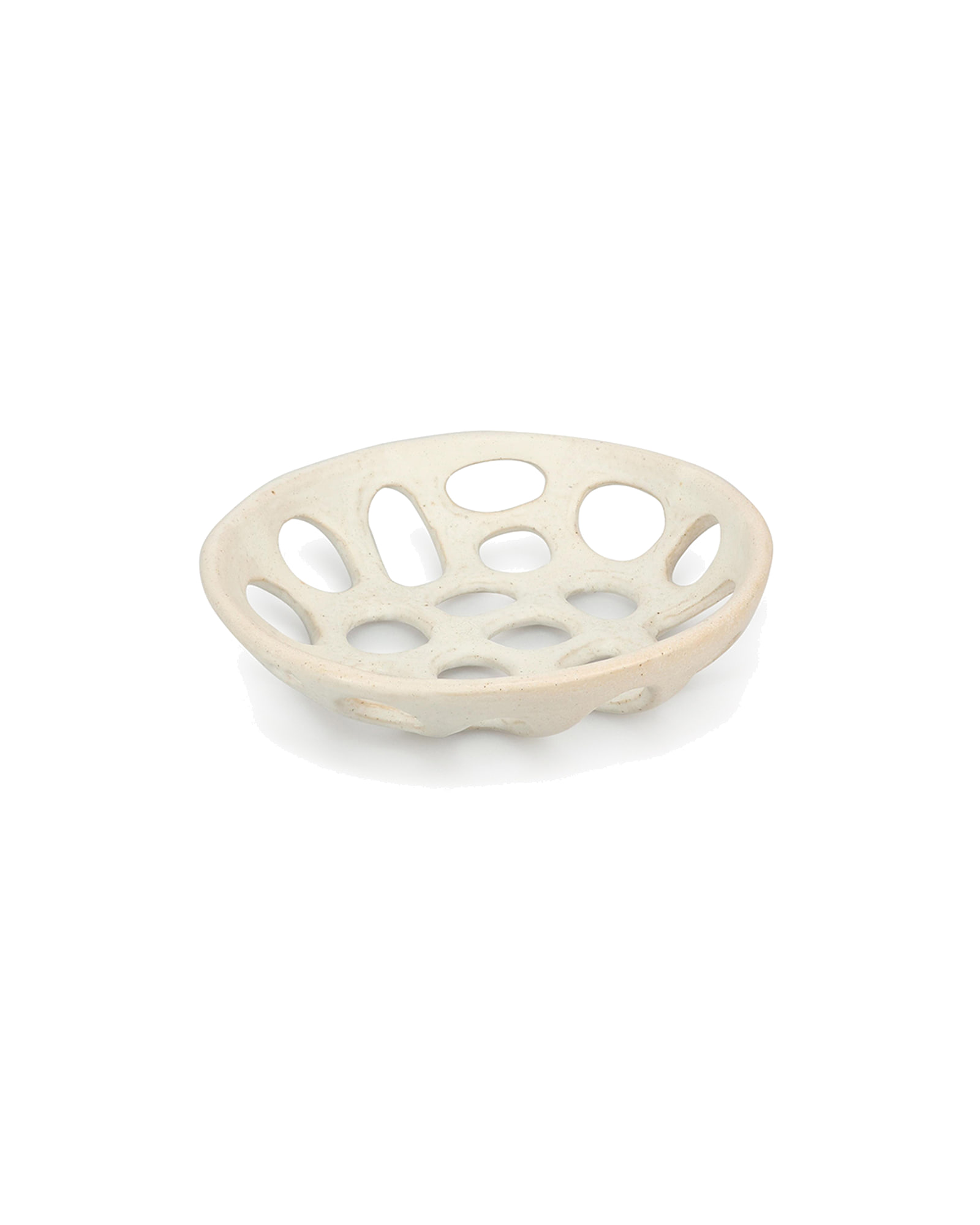 Nomad Dekoschale aus Steinzeug, Beige, Ø 20,5 cm, H 4 cm, Ansicht 1