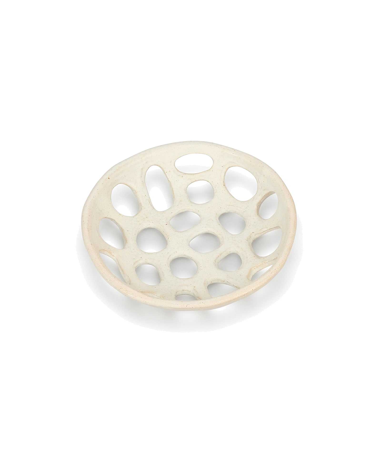 Nomad Dekoschale aus Steinzeug, Beige, Ø 20,5 cm, H 4 cm, Ansicht 4