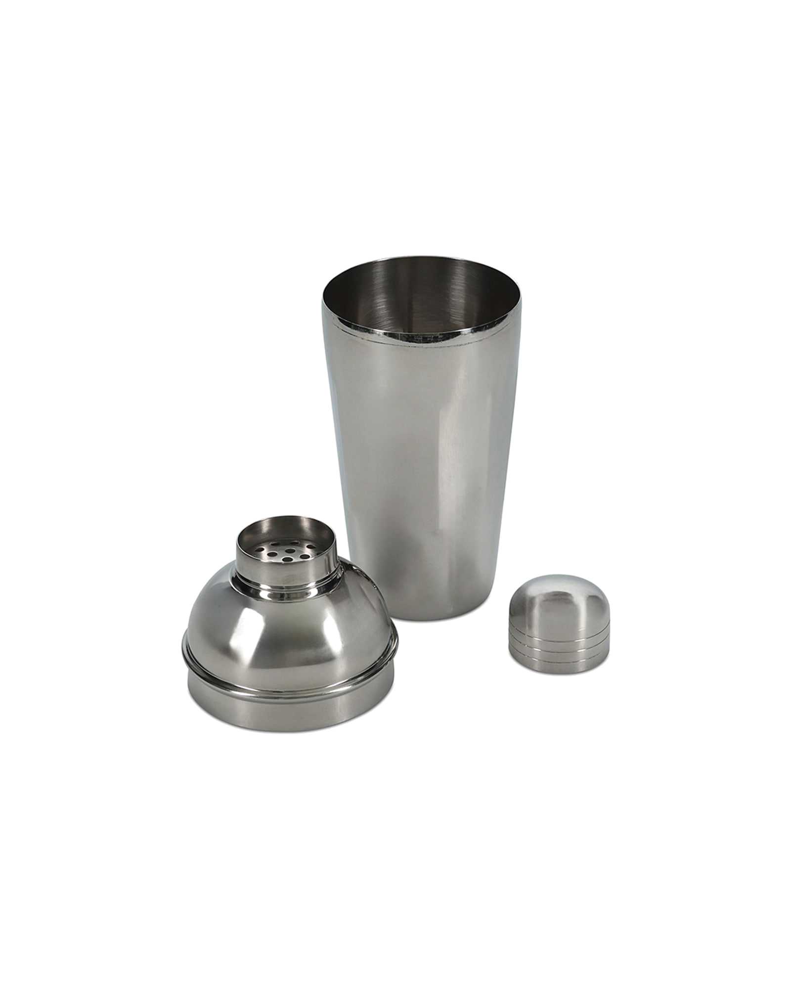 Nox Cocktailshaker aus Edelstahl, Silber, 500 ml, Ansicht 3