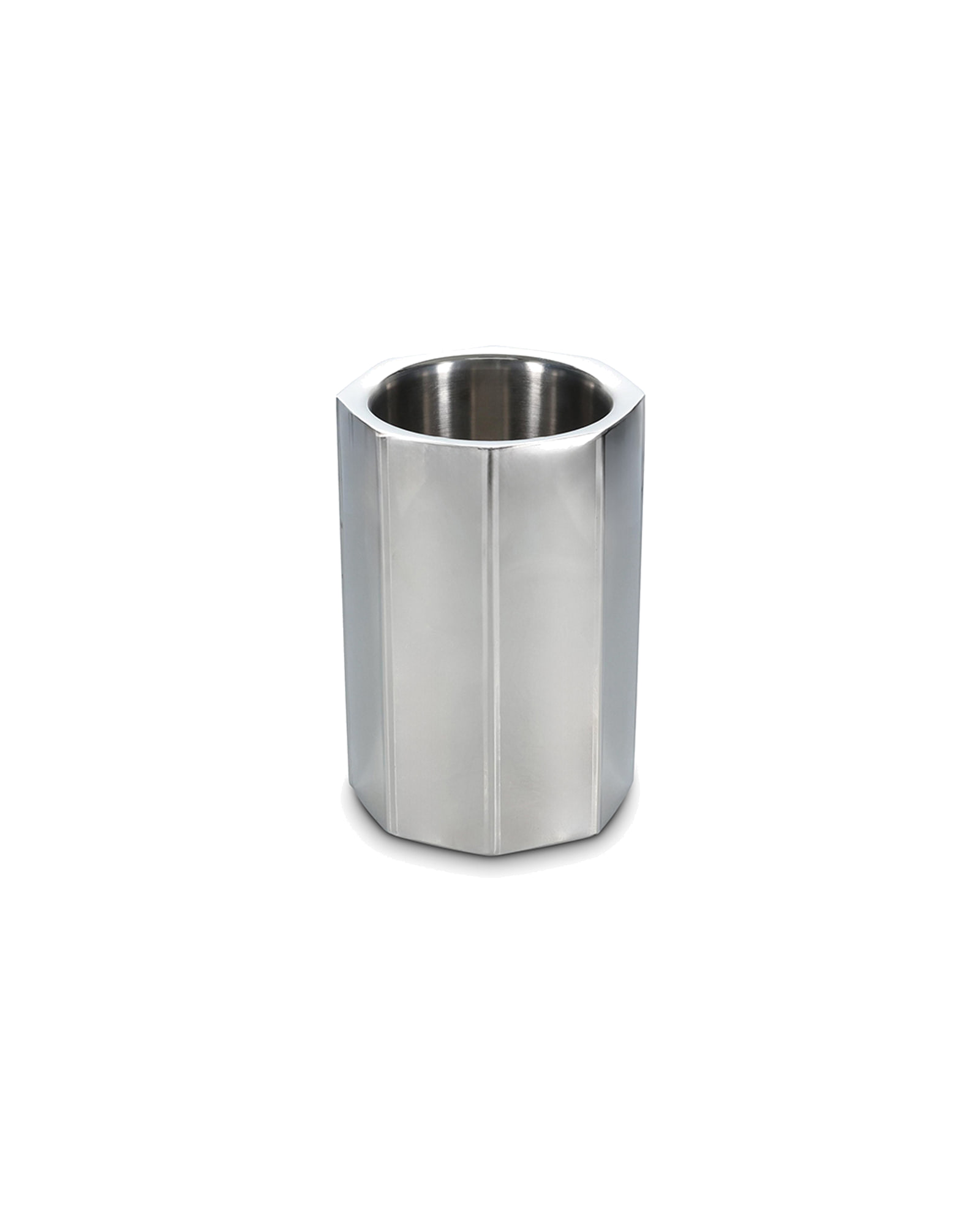 Nox Weinkühler aus Edelstahl, doppelwandig Silber, H 20 cm, Ansicht 1