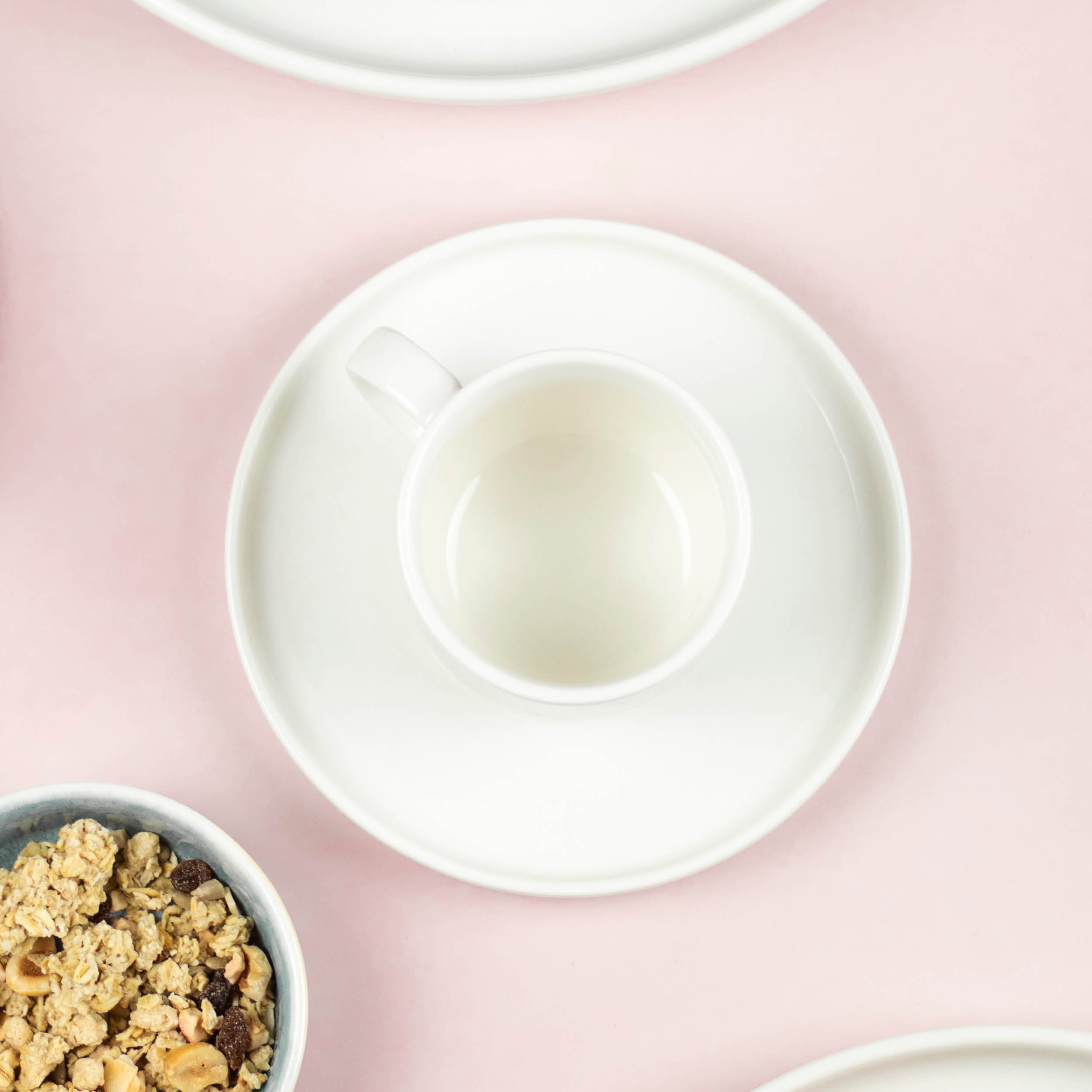 Nuo Tasse aus Porzellan, Weiß, Ansicht 3