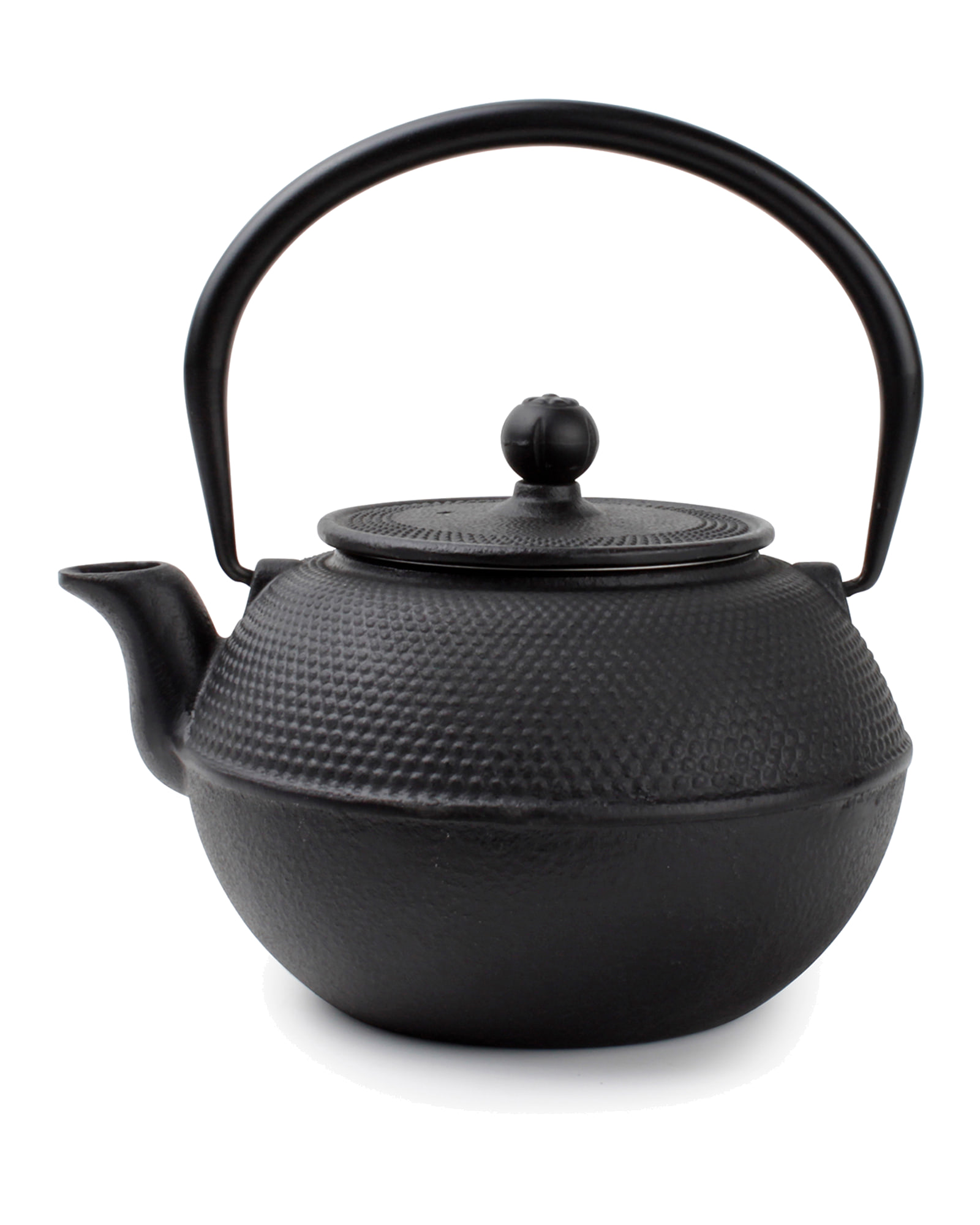 O-Tea Teekanne aus Gusseisen, Schwarz, große Ausführung, Ansicht 1
