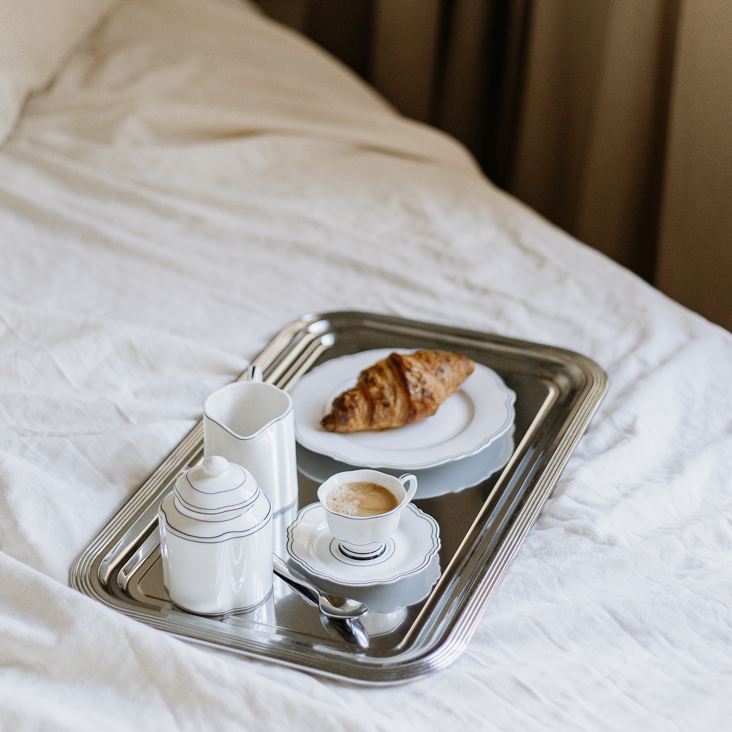 Odette Mokkatasse mit Untertasse aus New Bone China, 80 ml, Ansicht 8
