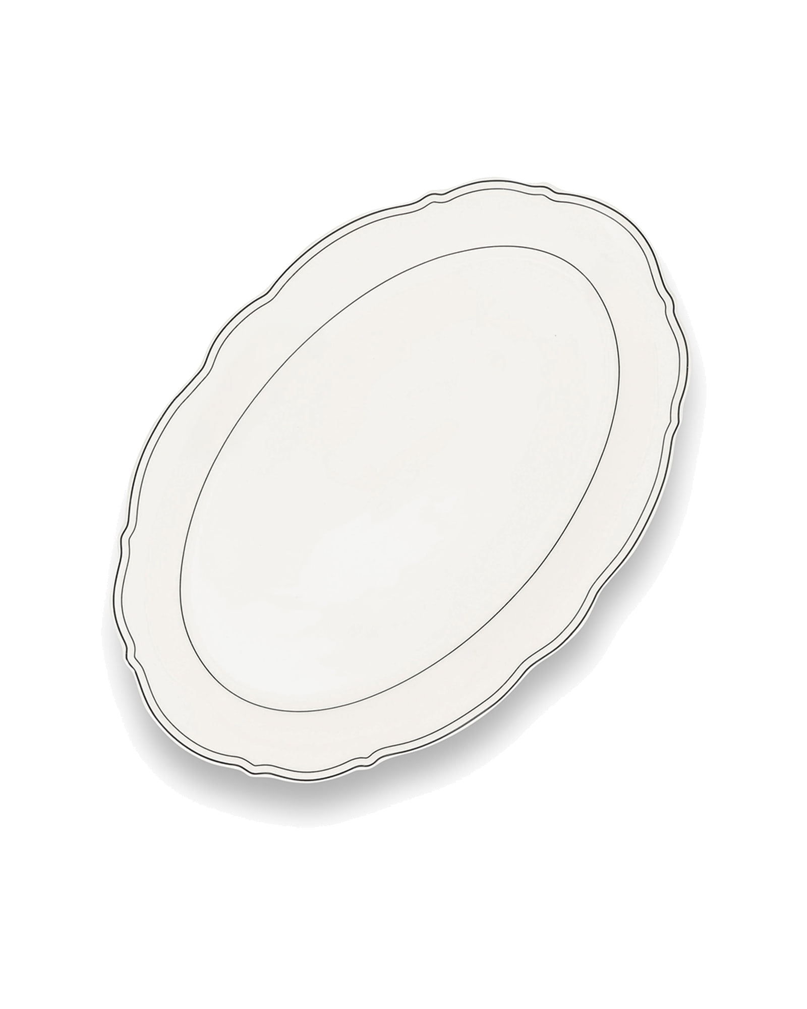 Odette Servierschale aus New Bone China, 31,5 × 20,5 cm, Ansicht 1