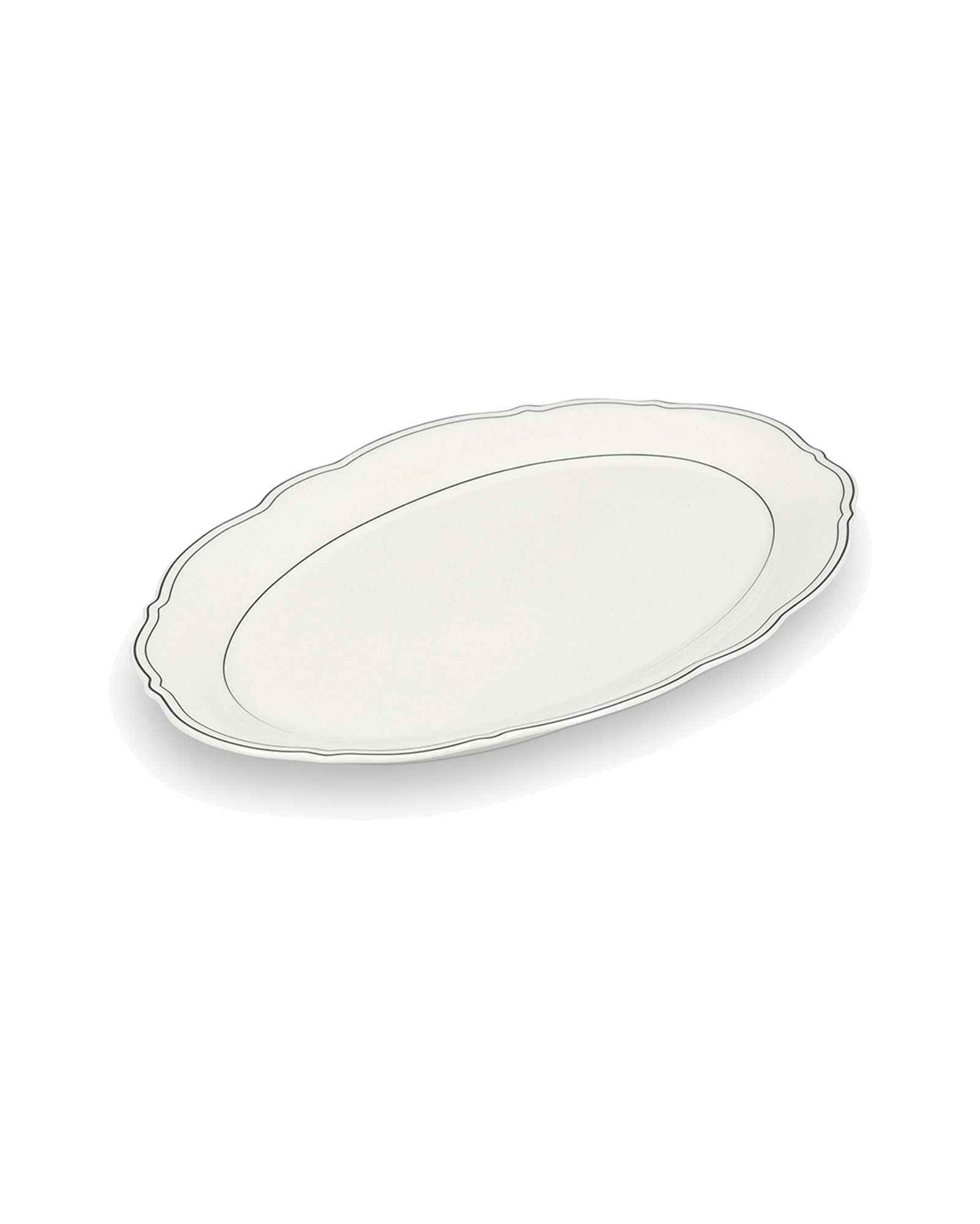 Odette Servierschale aus New Bone China, 31,5 × 20,5 cm, Ansicht 2