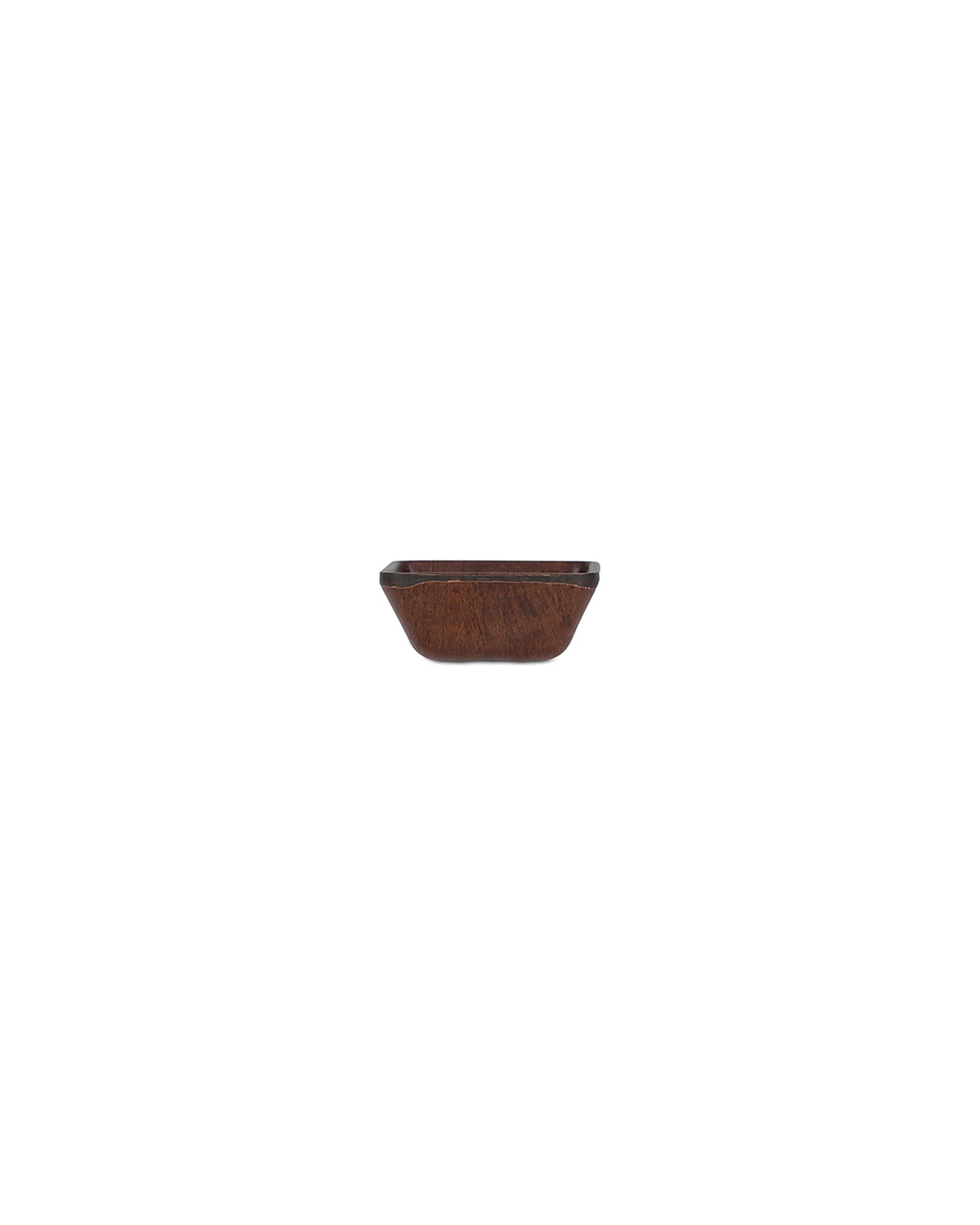 Omni Schale aus Holzwerkstoff, Kastanienbraun, 7 × 7 cm, H 3 cm, Ansicht 2