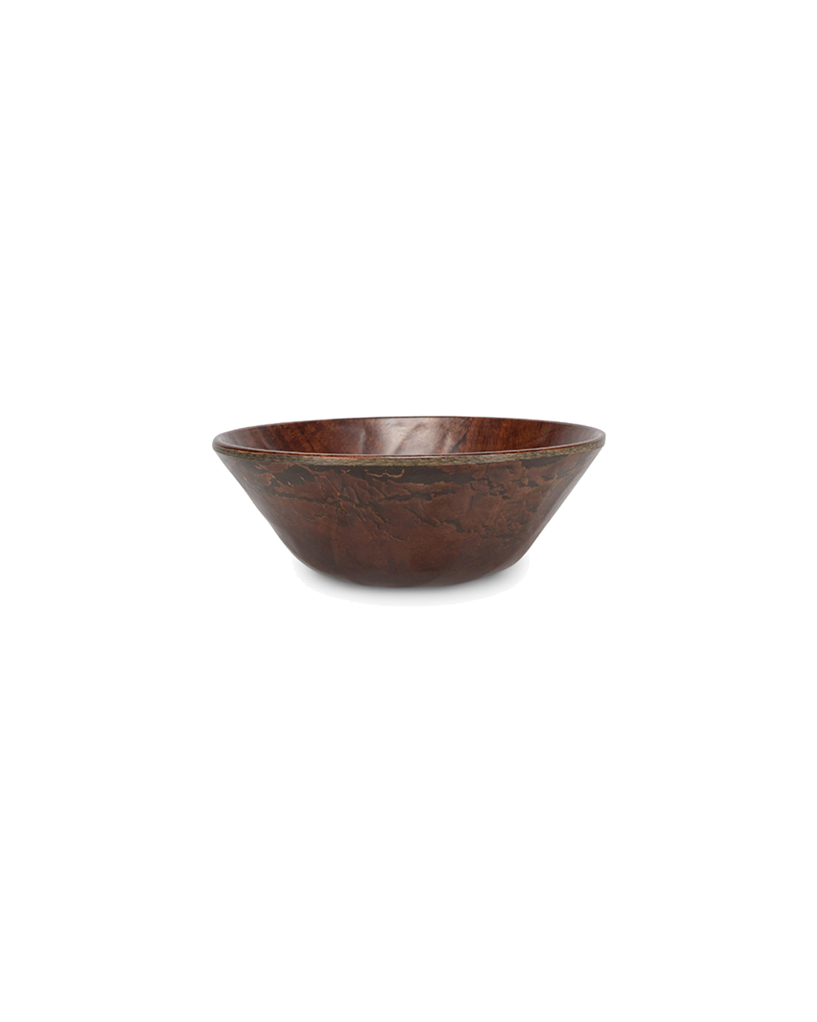 Omni Schale aus Holzwerkstoff, Kastanienbraun, Ø 15 cm, H 5,5 cm, Ansicht 2