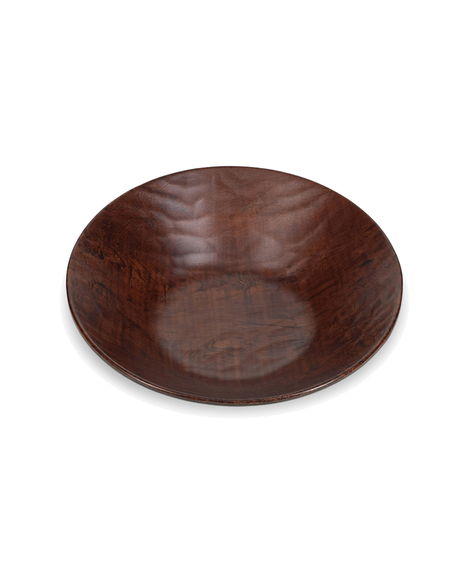 Omni Schale aus Holzwerkstoff, Kastanienbraun, H 7,5 cm, Ansicht 1
