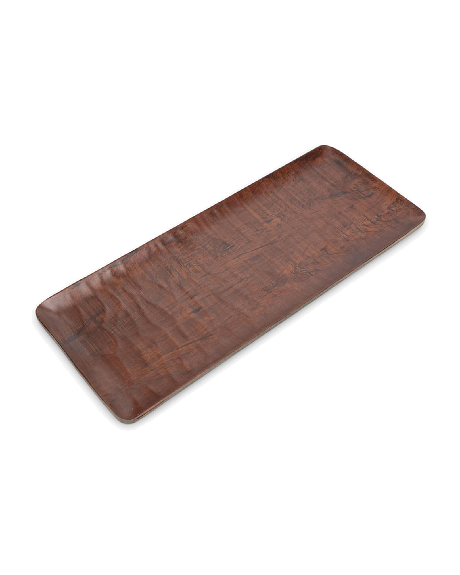 Omni Servierbrett aus Holzwerkstoff, Kastanienbraun, 40 × 16,5 cm