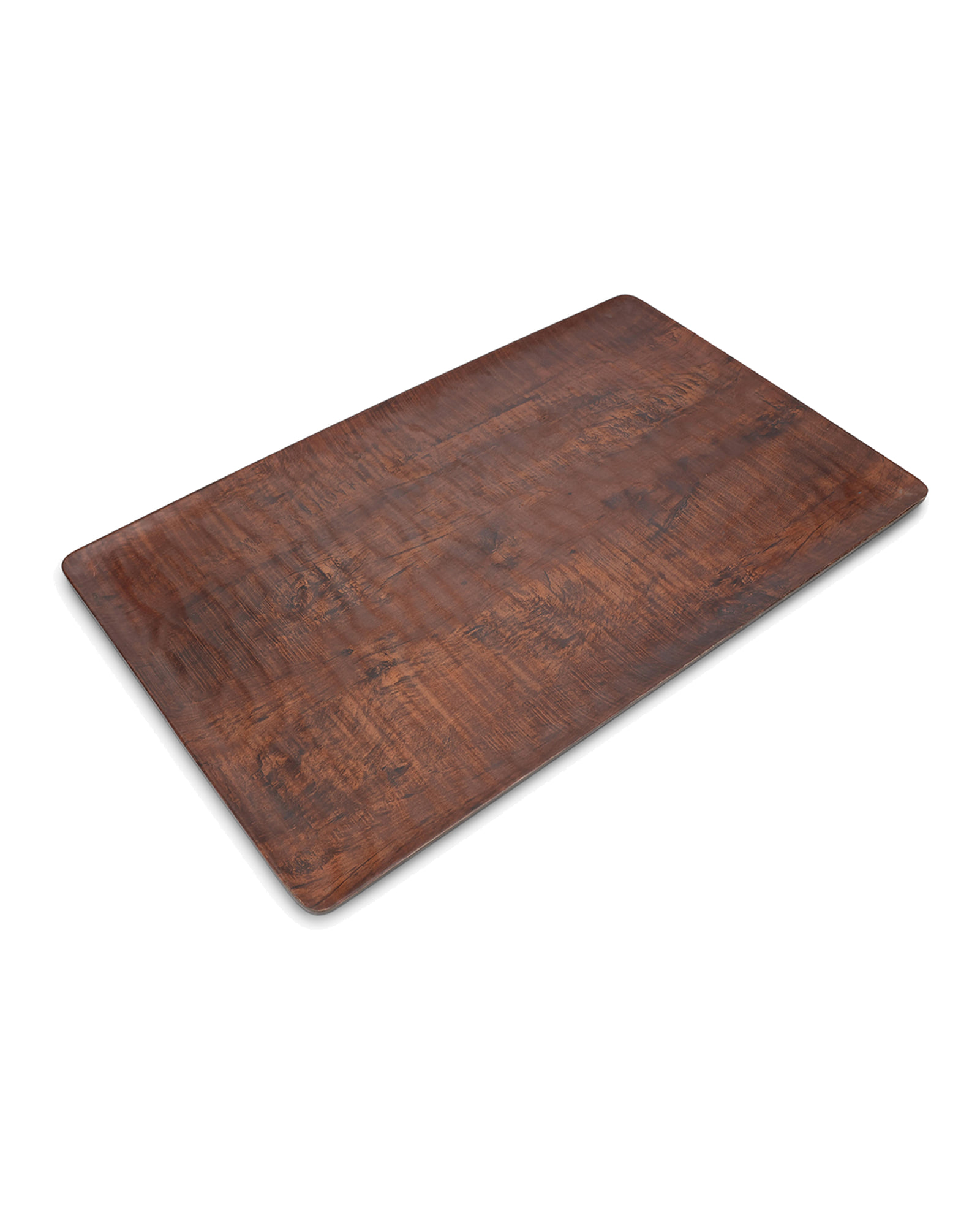 Omni Servierbrett aus Holzwerkstoff, Kastanienbraun, 53 × 32,5 cm, Ansicht 1