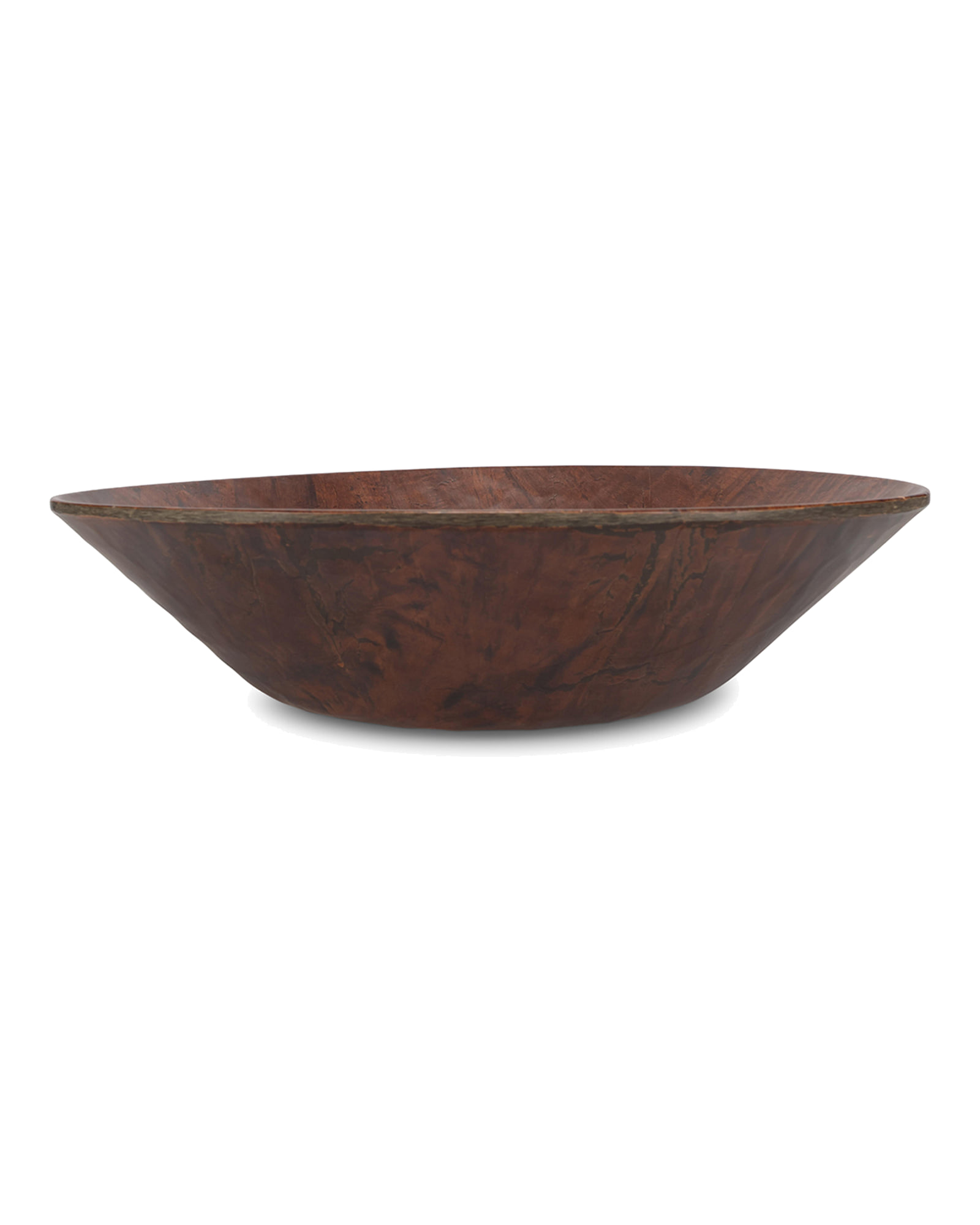 Omni Servierschale aus Holzwerkstoff, Kastanienbraun, Ø 34 cm, H 8,5 cm, Ansicht 2