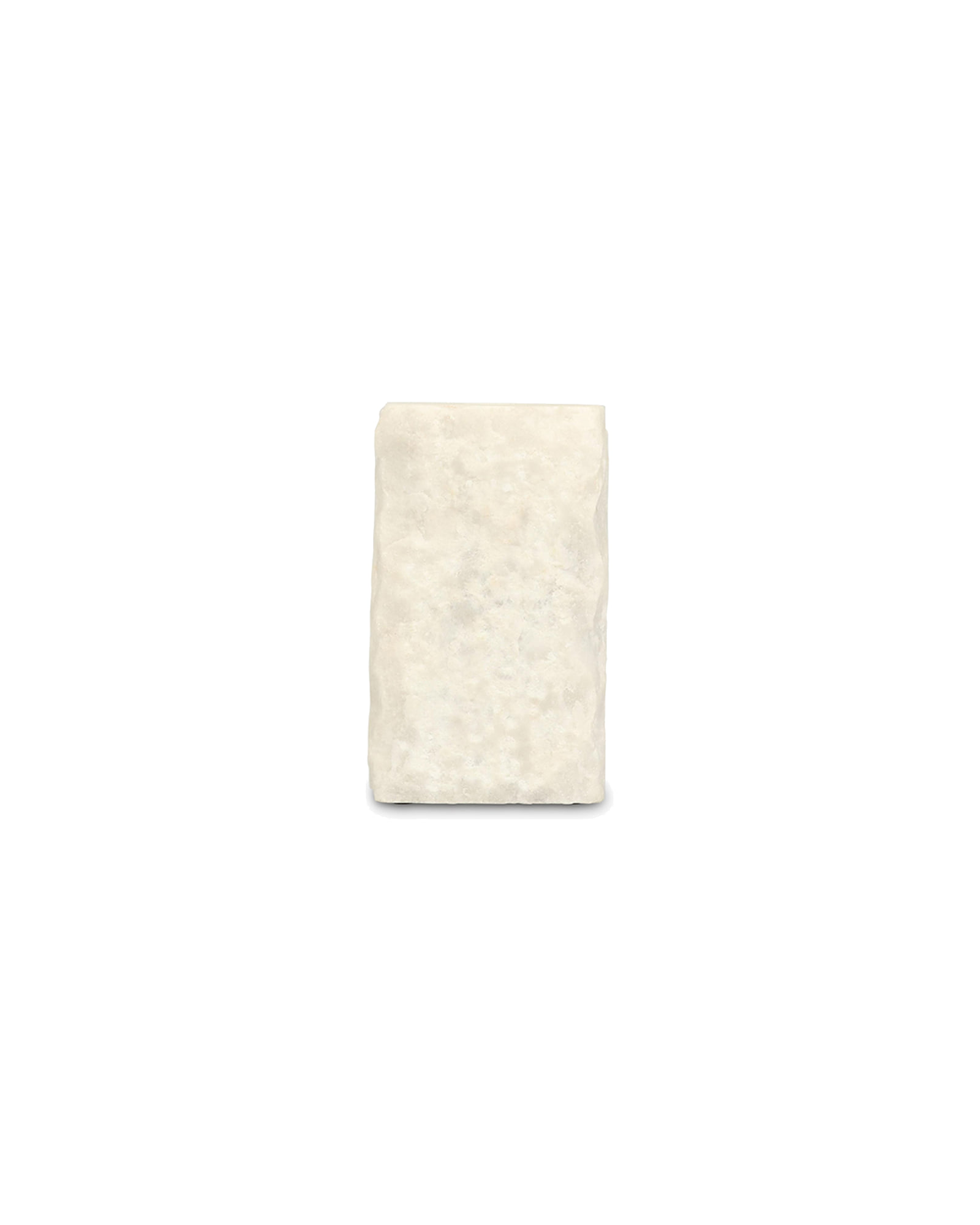 Opus Kerzenhalter aus Marmor, Marmor Weiß, 8 × 8 cm, H 13,5 cm, Ansicht 1