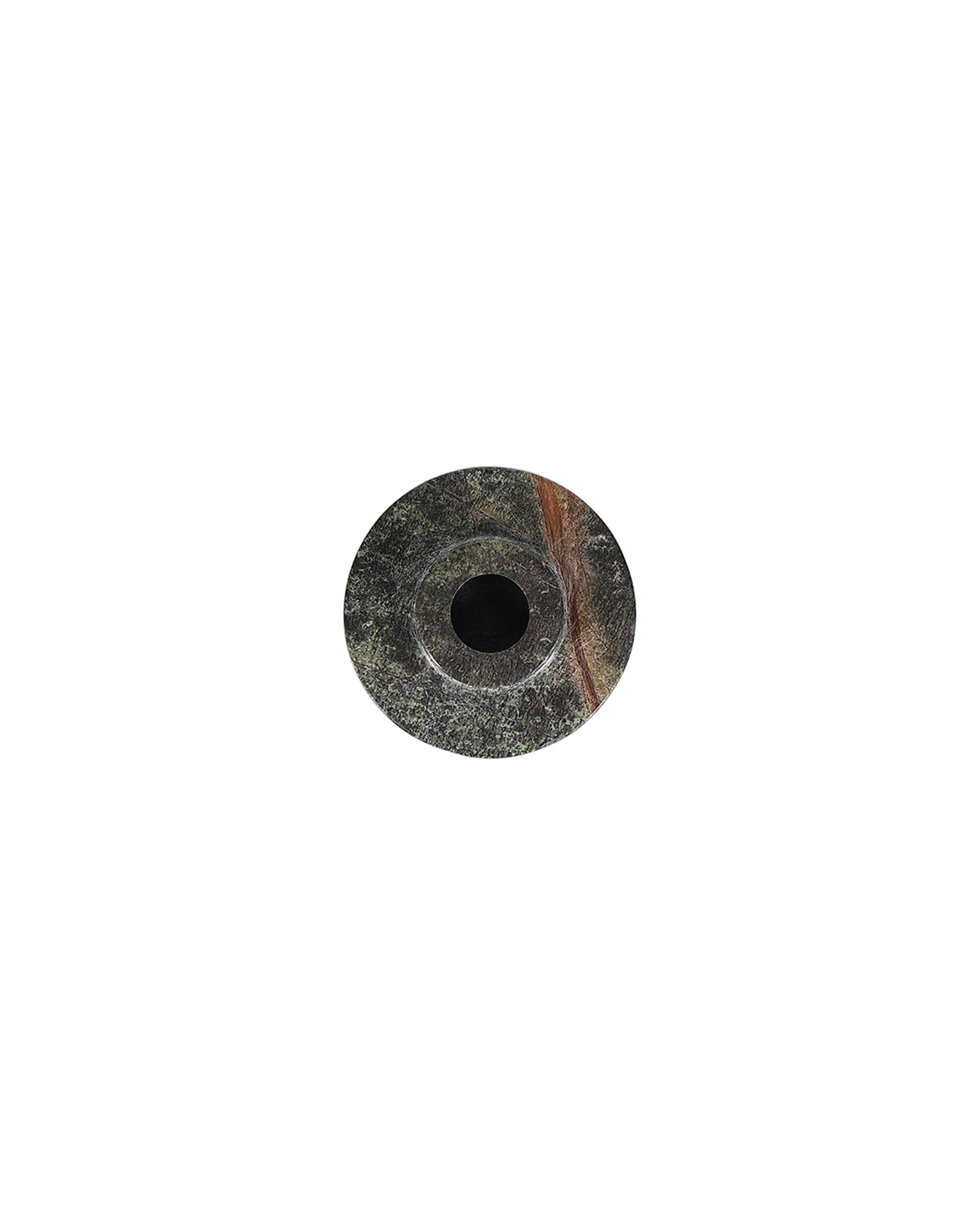 Opus Kerzenhalter aus Marmor, Marmor Grün, Ø 9 cm, H 8,5 cm, Ansicht 3