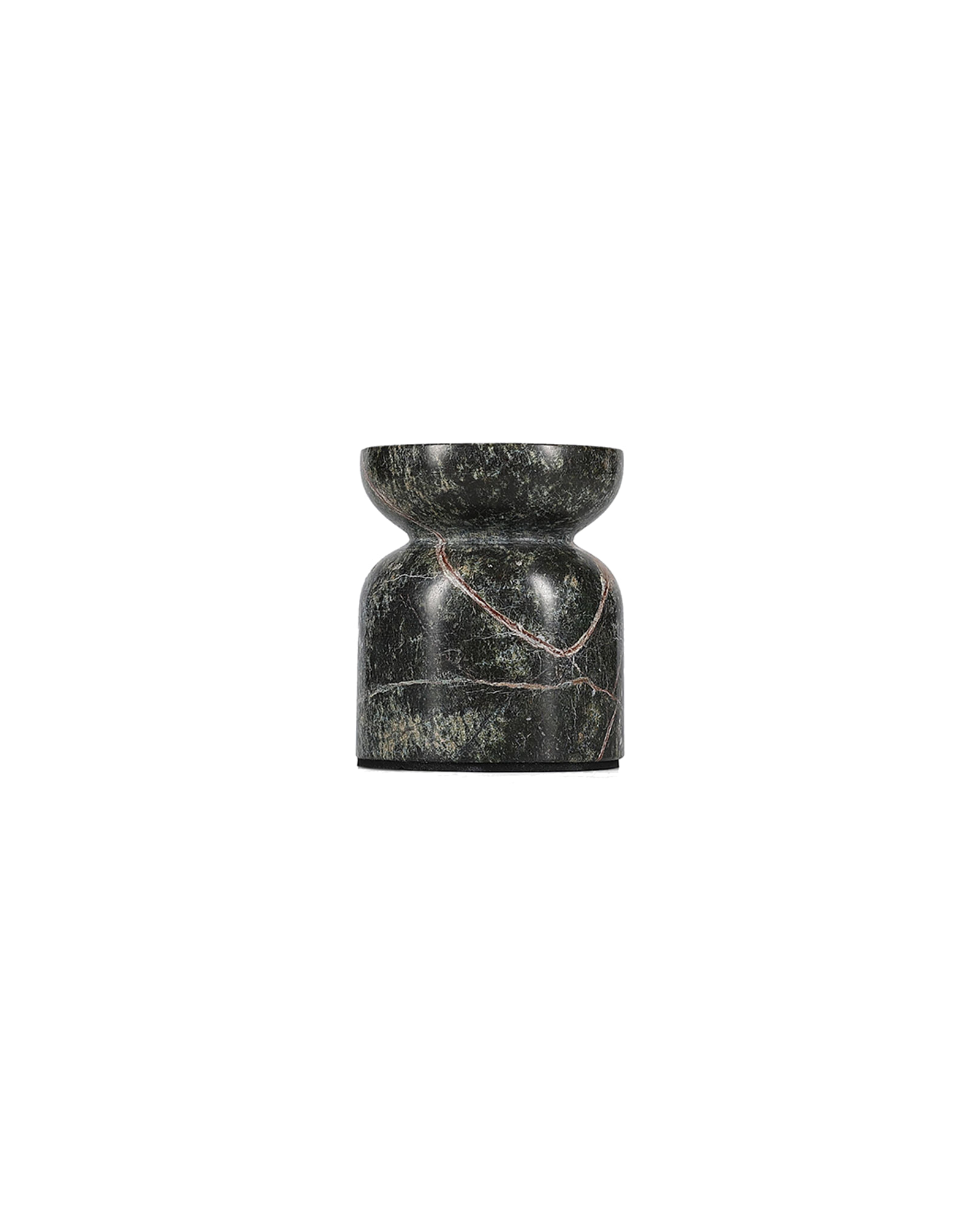 Opus Kerzenhalter aus Marmor, Marmor Grün, Ø 9 cm, H 10,5 cm, Ansicht 2