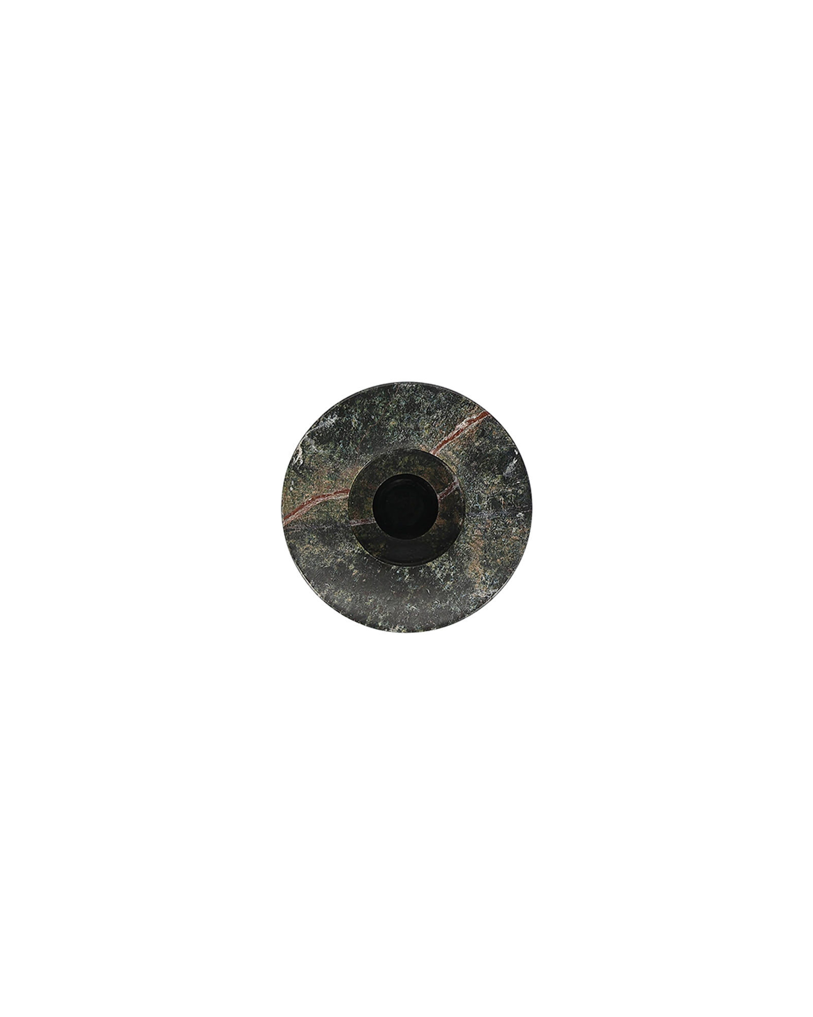 Opus Kerzenhalter aus Marmor, Marmor Grün, Ø 9 cm, H 10,5 cm, Ansicht 3