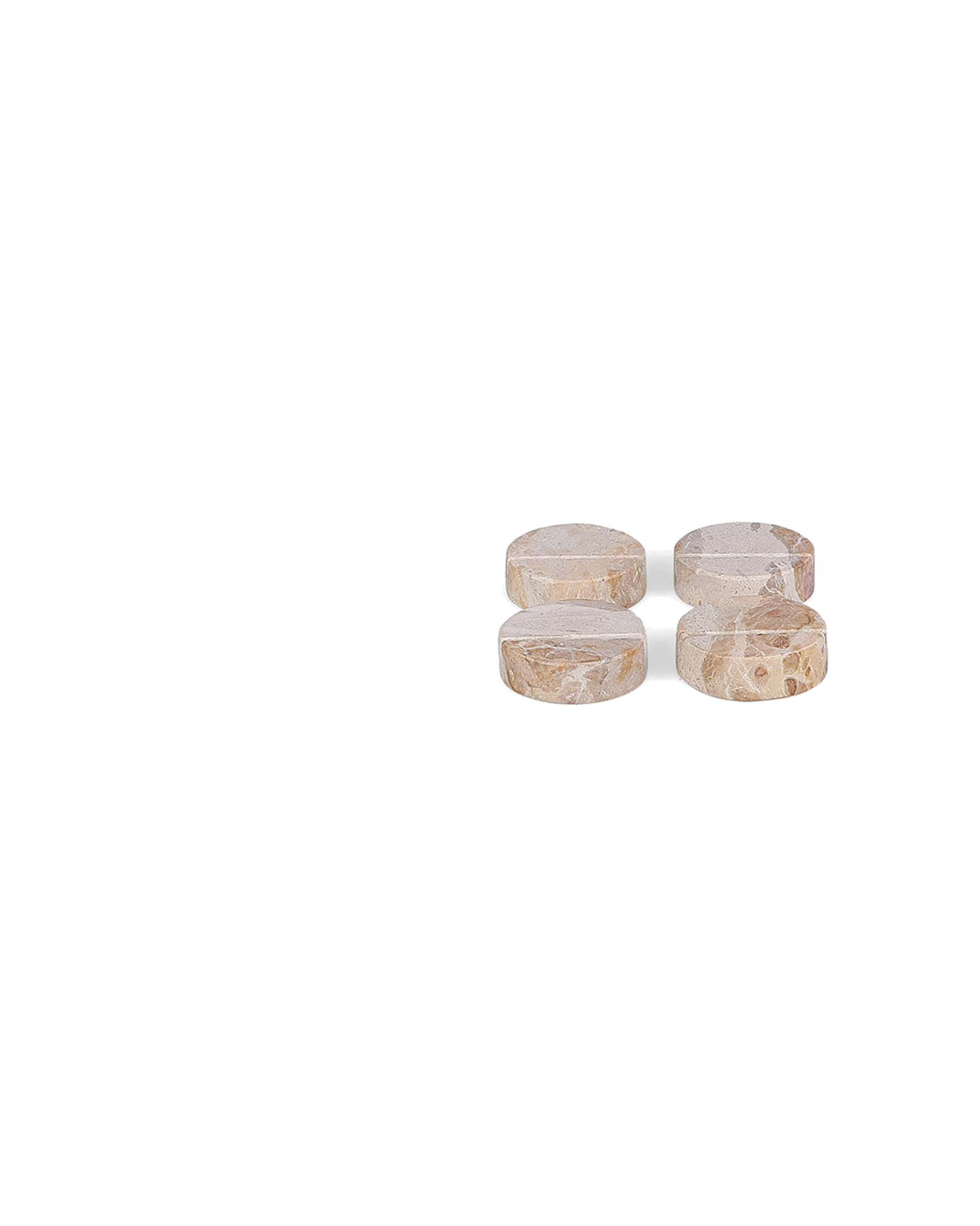Opus Tischkartenhalter aus Marmor, Marmor Beige, Ø 5 cm, Ansicht 2