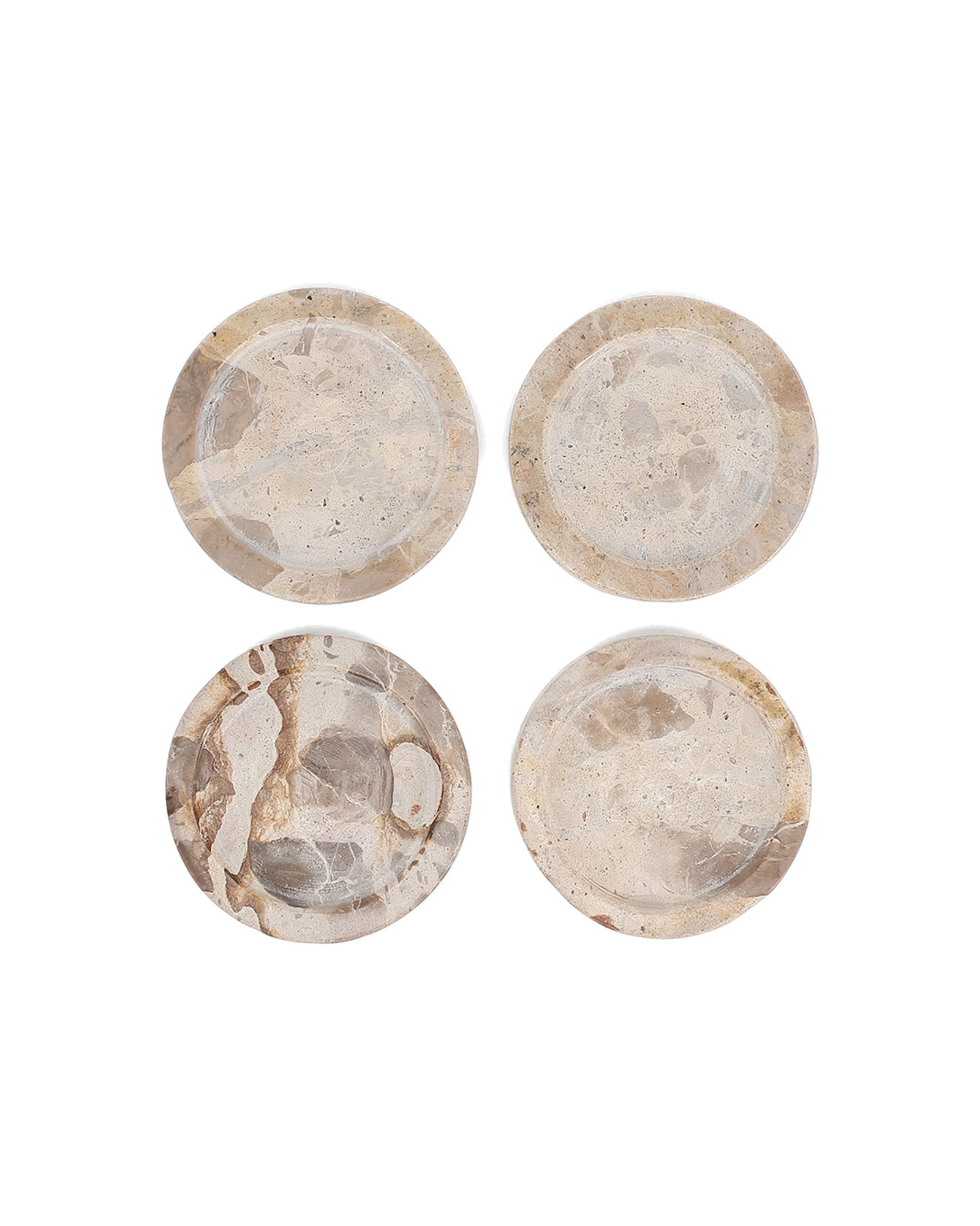 Opus Untersetzer aus Marmor, Marmor Beige, Ø 10 cm, Ansicht 1