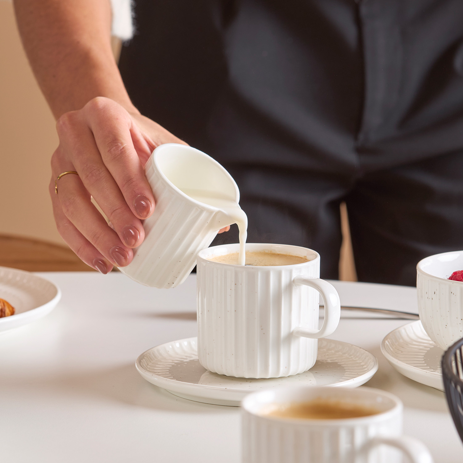 Ora Gloss Tasse aus New Bone China, 205 ml, Ansicht 4