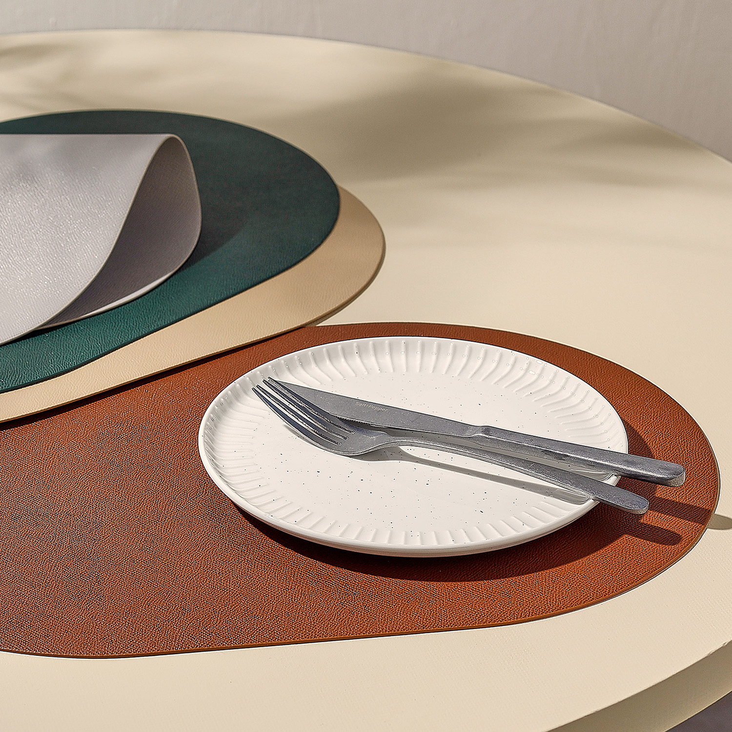Ora Gloss Teller aus New Bone China, Ø 21 cm, Ansicht 3