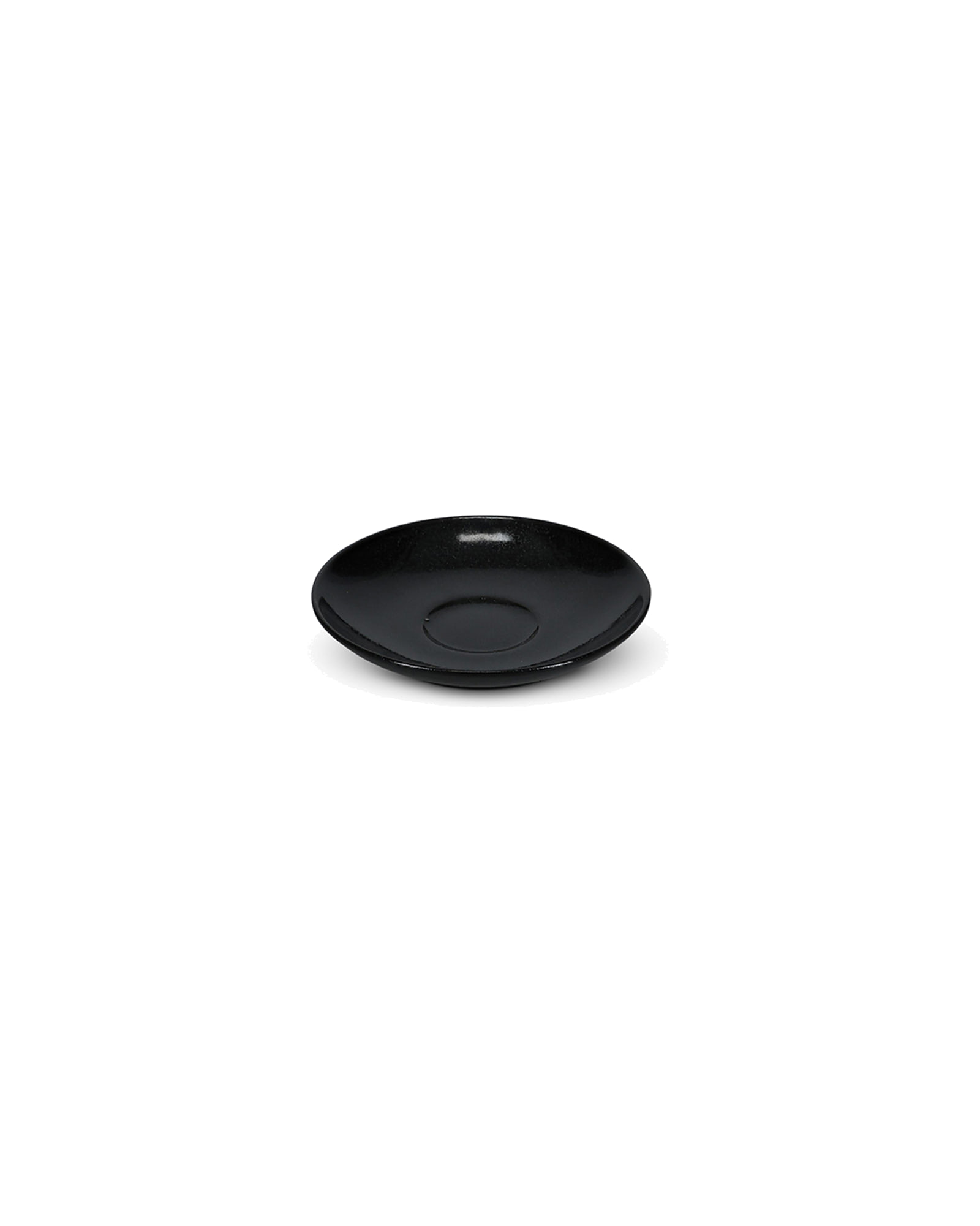 Ovio Mokka-Untertasse aus Porzellan, Schwarz, Ø 12 cm, Ansicht 2