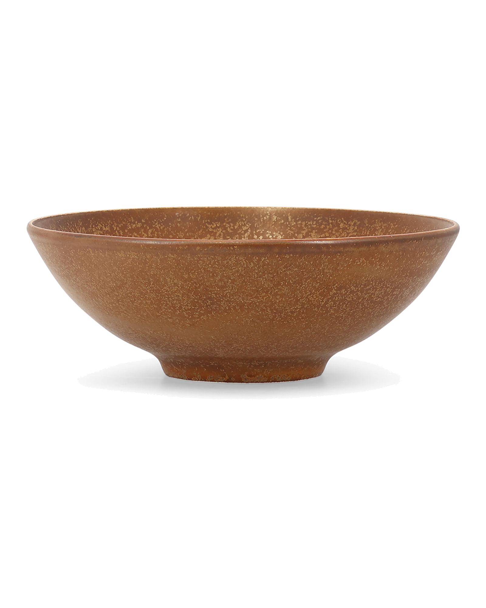 Ovio Schale aus Porzellan, Dunkelbraun, Ø 21 cm, H 5 cm, Ansicht 1