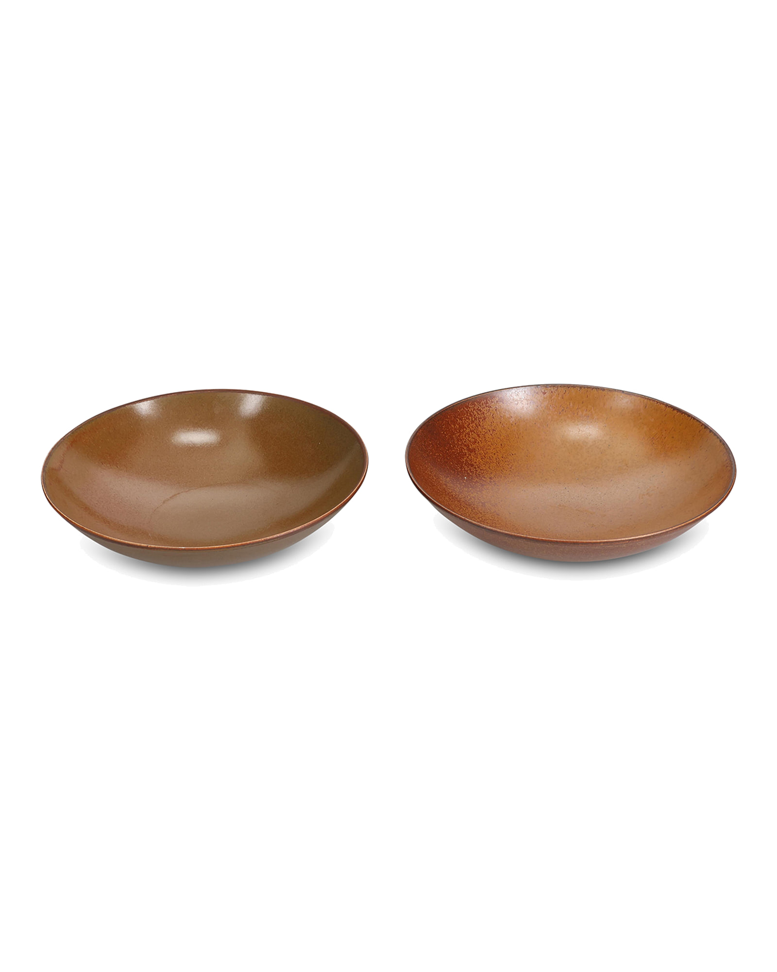 Ovio Schale aus Porzellan, Dunkelbraun, H 4,5 cm, Ansicht 3