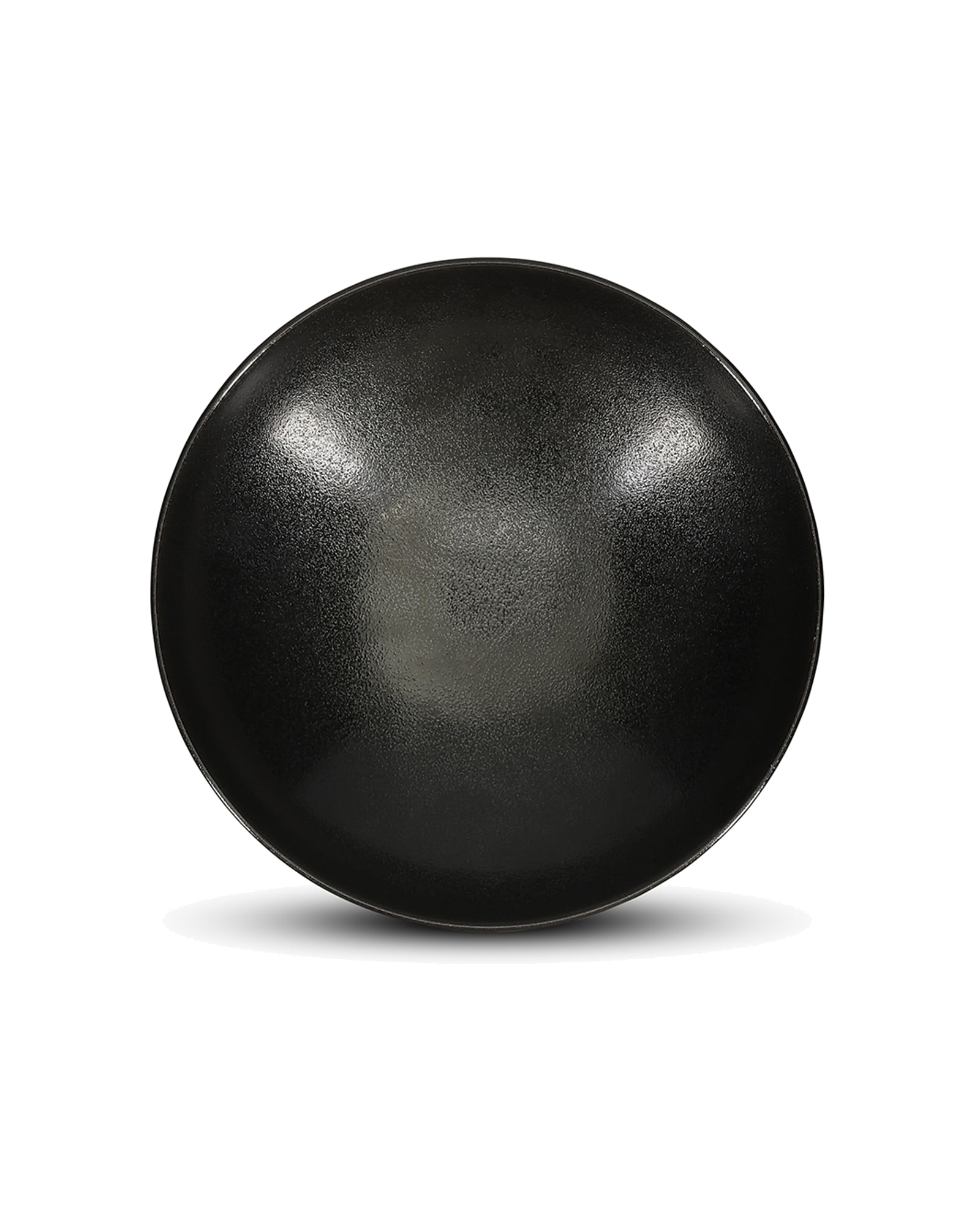 Ovio Schale aus Porzellan, Schwarz, Ø 21 cm, H 5 cm, Ansicht 3