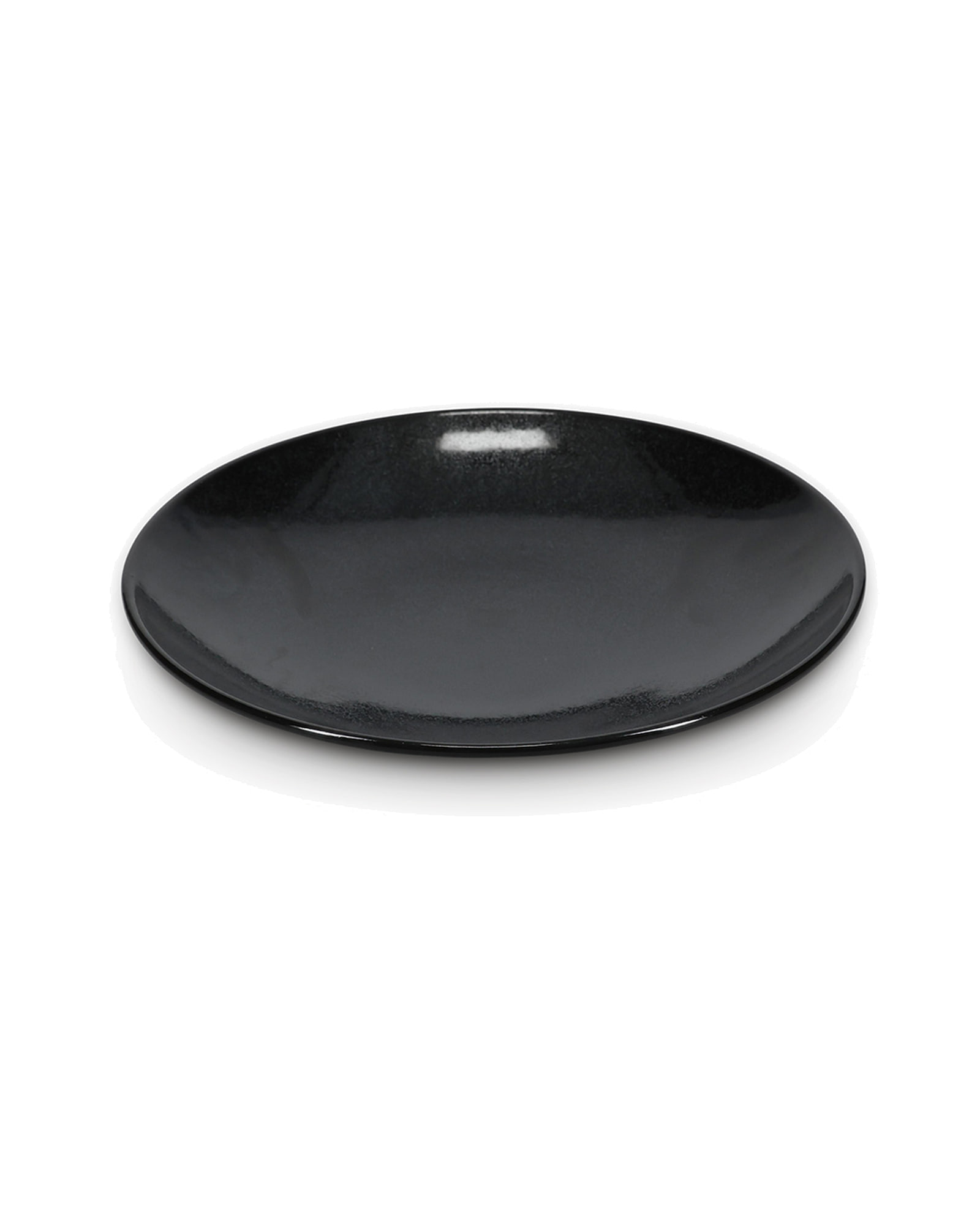 Ovio Schale aus Porzellan, Schwarz, Ø 25,5 cm, H 4,5 cm, Ansicht 2