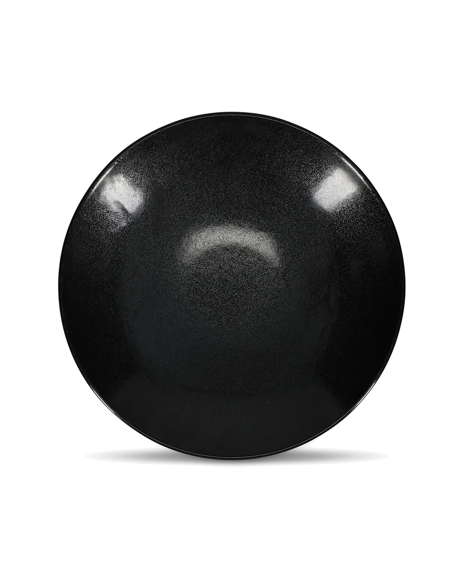 Ovio Schale aus Porzellan, Schwarz, Ø 25,5 cm, H 4,5 cm, Ansicht 4